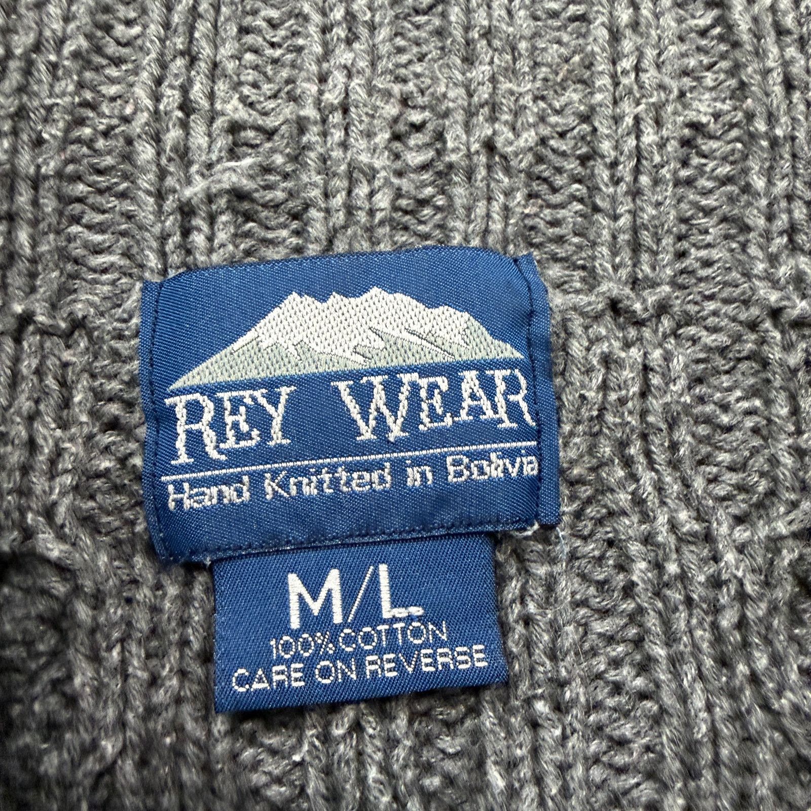 Vintage Vintage Rey Wear Chunky Knit Sweater Women M/L Hand Knit Size L / US 10 / IT 46 - 4 Thumbnail