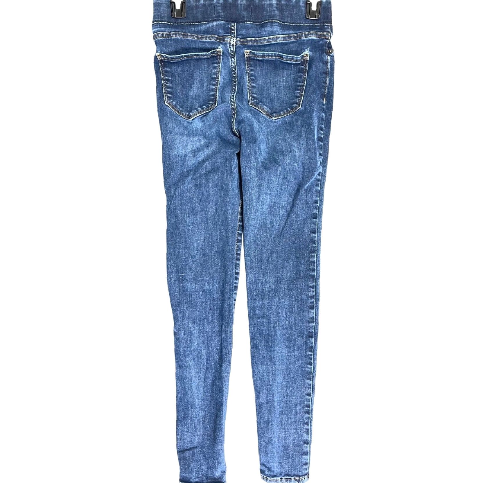 Old Navy Old Navy Jeans Jegging Womens Size 2 Pull On Dark Blue Cotton Blend Stain Denim Flexible Stretch Size 26" / US 2 / IT 38 - 2 Thumbnail