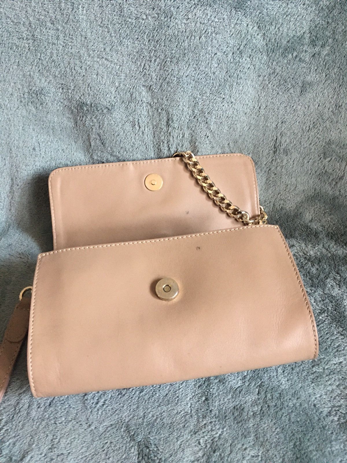 Just Cavalli Just Cavalli Snake Head Design Leather Clutch Handle Bag Size ONE SIZE - 8 Thumbnail