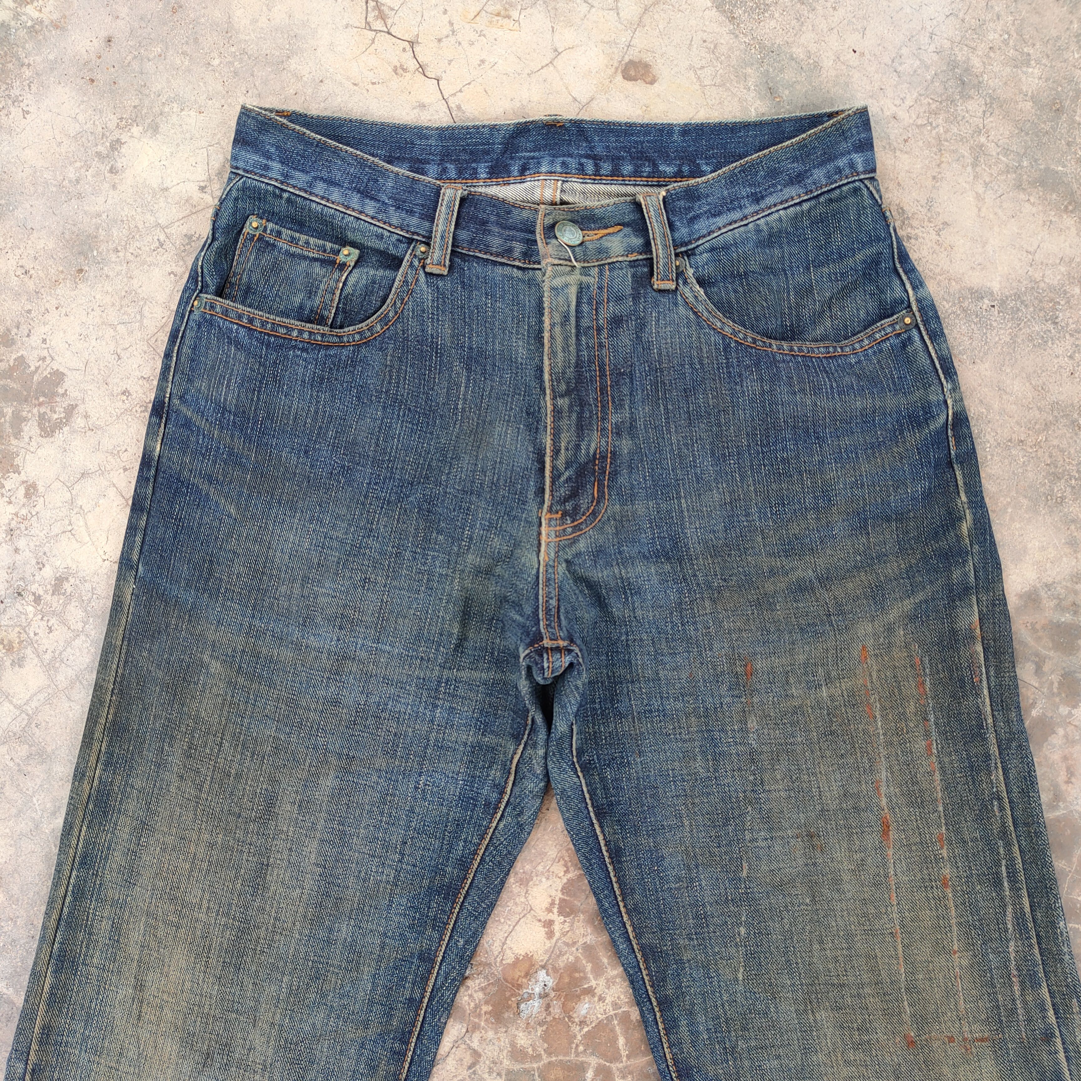 Japanese Brand VINTAGE JAPANESE RUSTY FADED JEANS DENIM PANTS Size US 29 - 3 Thumbnail