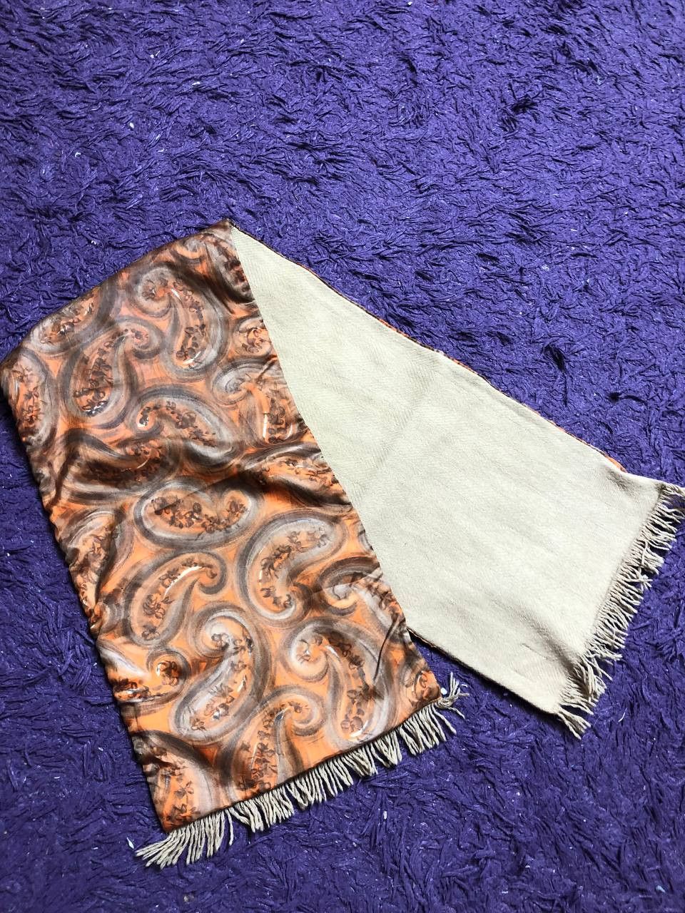 Vintage Vintage Retro Duggie Scarf Reversible Geometric Pattern Size ONE SIZE - 5 Thumbnail