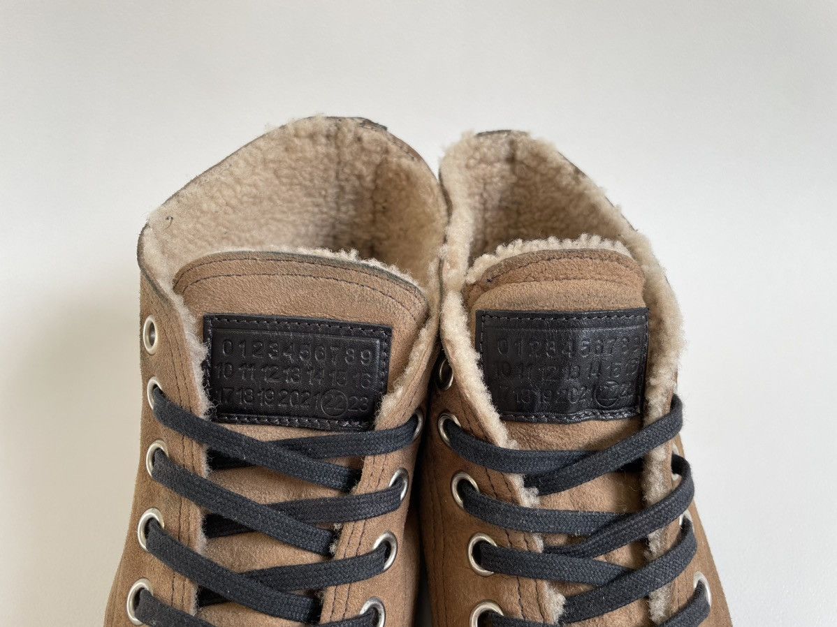 Maison Margiela Brown Shearling ‘All Star’ Sneakers Size US 8 / EU 41 - 9 Thumbnail