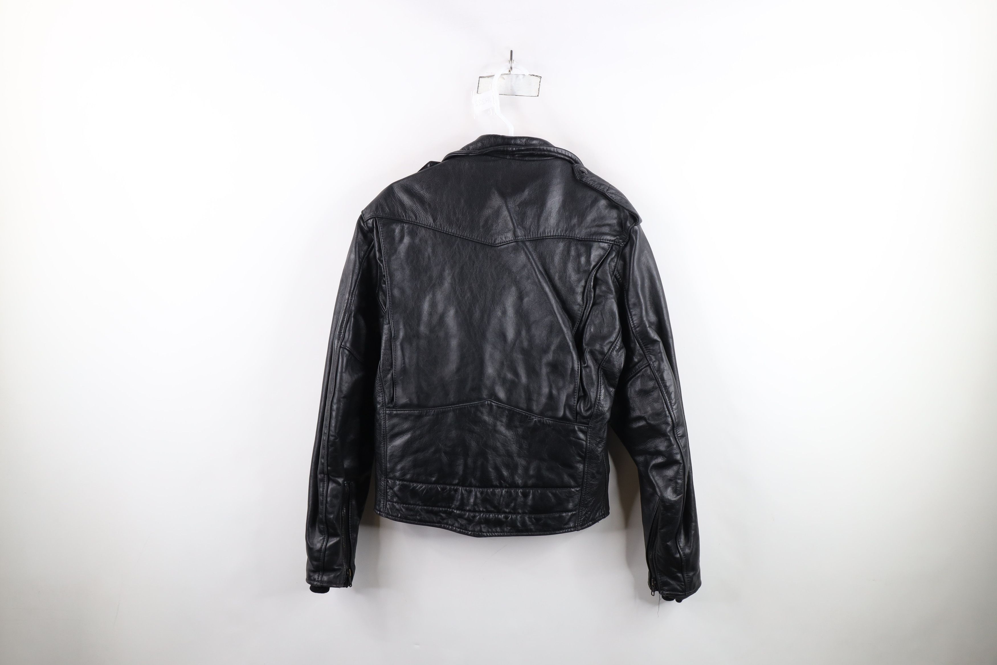 Vintage Vintage 70s 80s Detroit Police Leather Motorcycle Jacket USA Size US XL / EU 56 / 4 - 14 Thumbnail