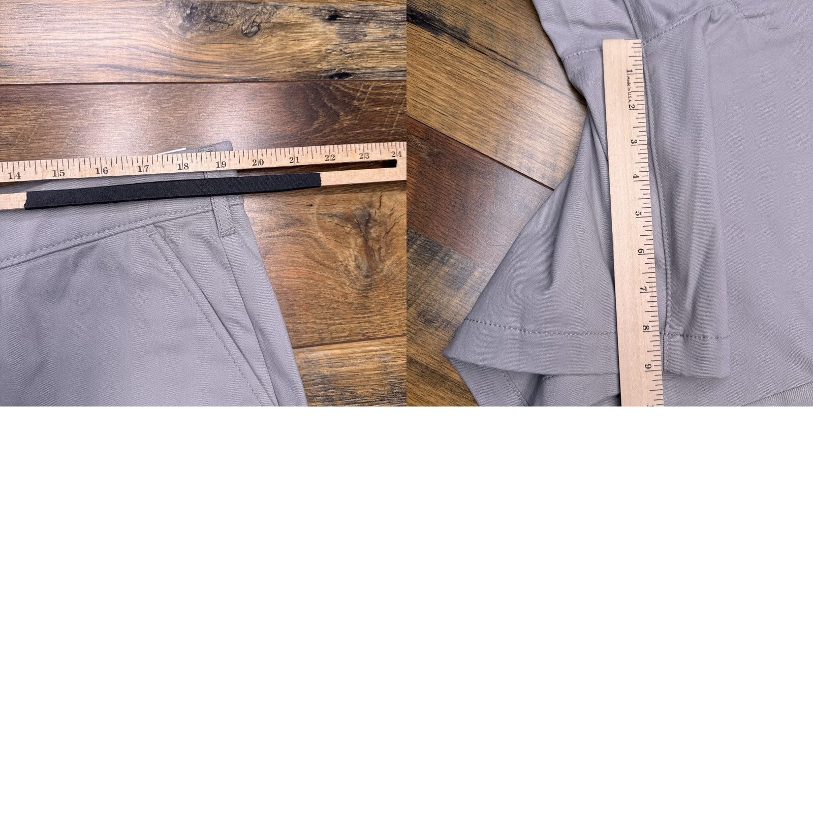 Vintage Sonoma Shorts Mens 38 Gray Mid Rise Stretch Chino Twill Regular Fit New Size US 38 / EU 54 - 8 Thumbnail