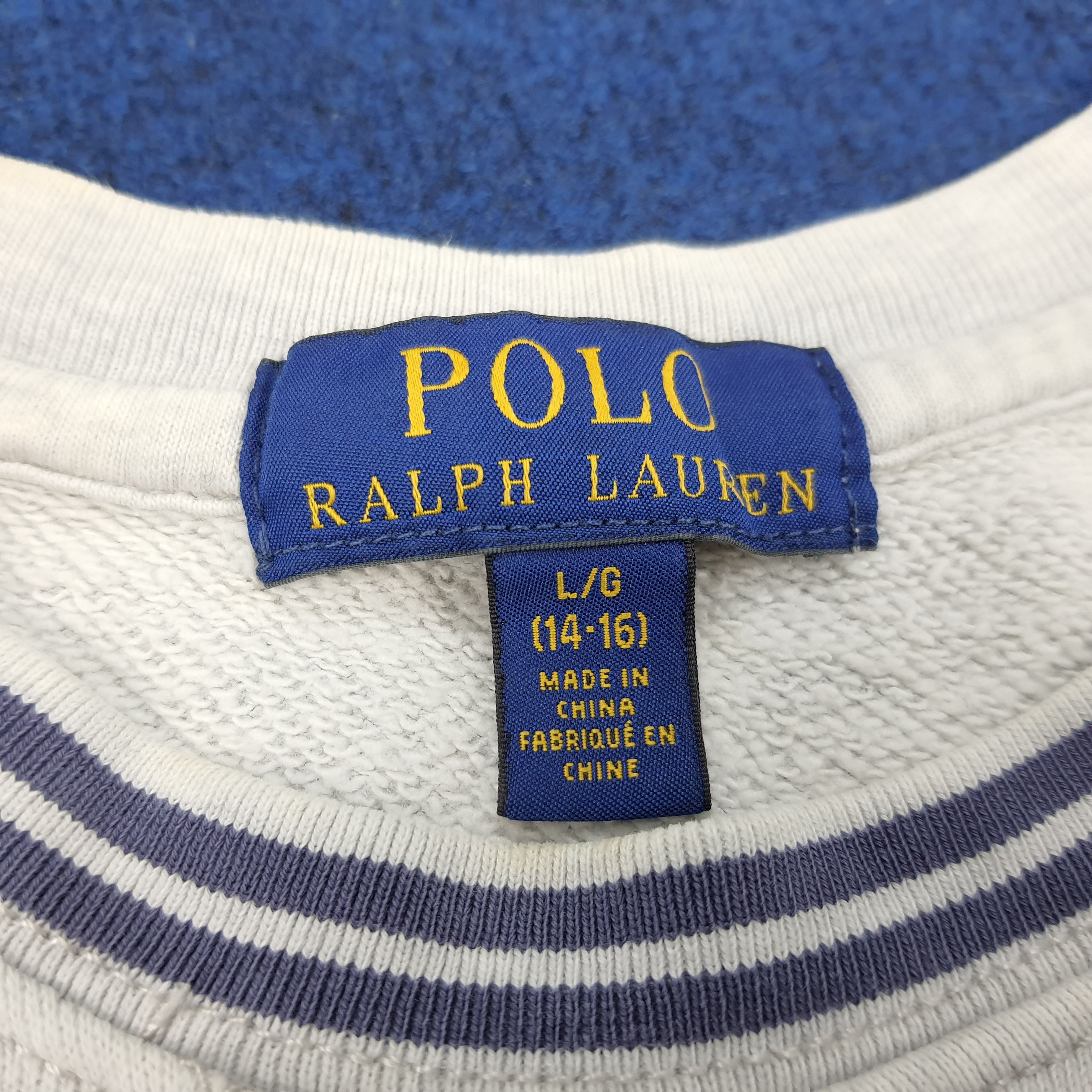 Polo Ralph Lauren × Vintage Vintage Polo Ralph Lauren Sweatshirts Size M / US 6-8 / IT 42-44 - 4 Thumbnail