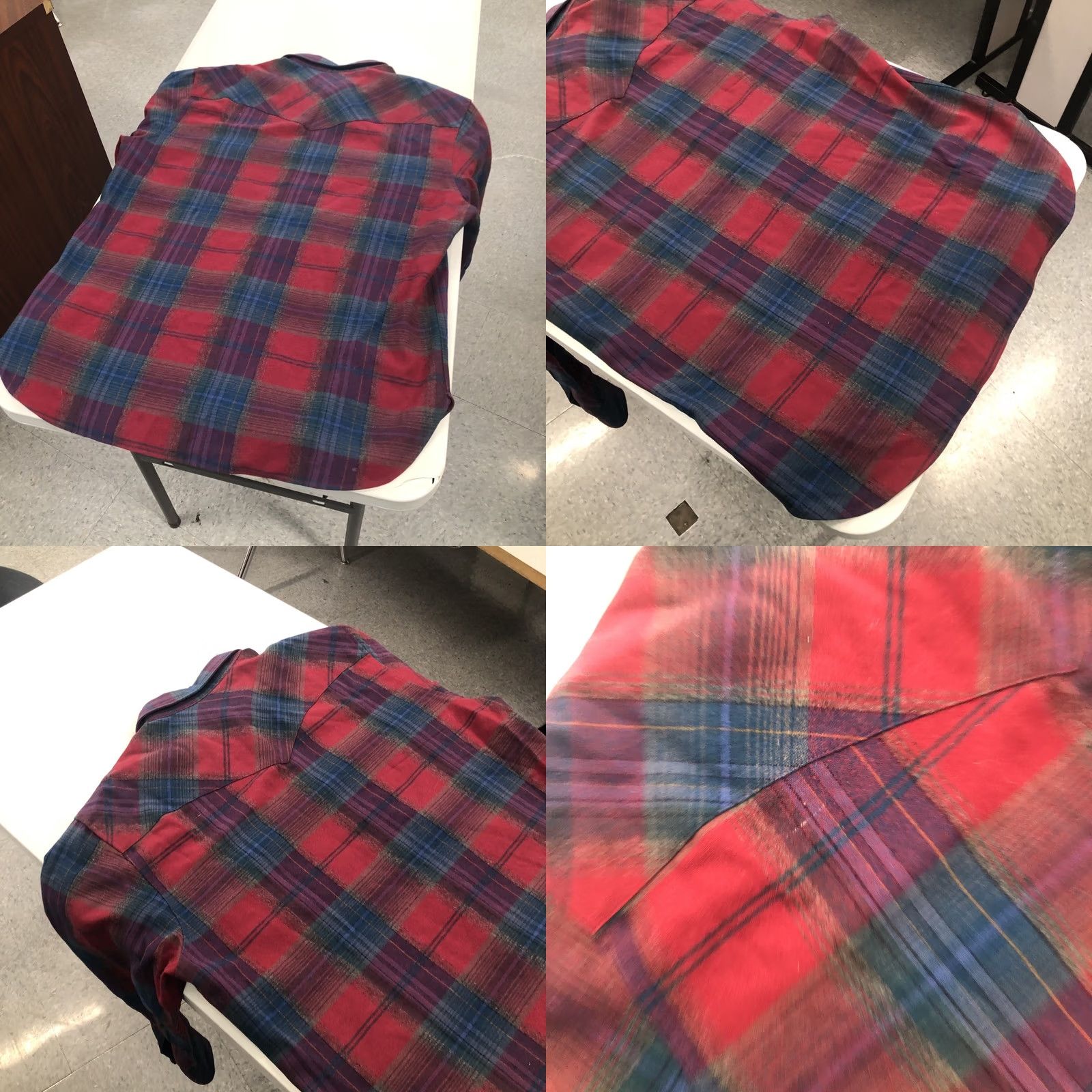 Pendleton VINTAGE Pendleton Shirt Mens XL Red Plaid Wool Pearl Snap Western Wear Button-Up Shirt Size US XL / EU 56 / 4 - 8 Thumbnail