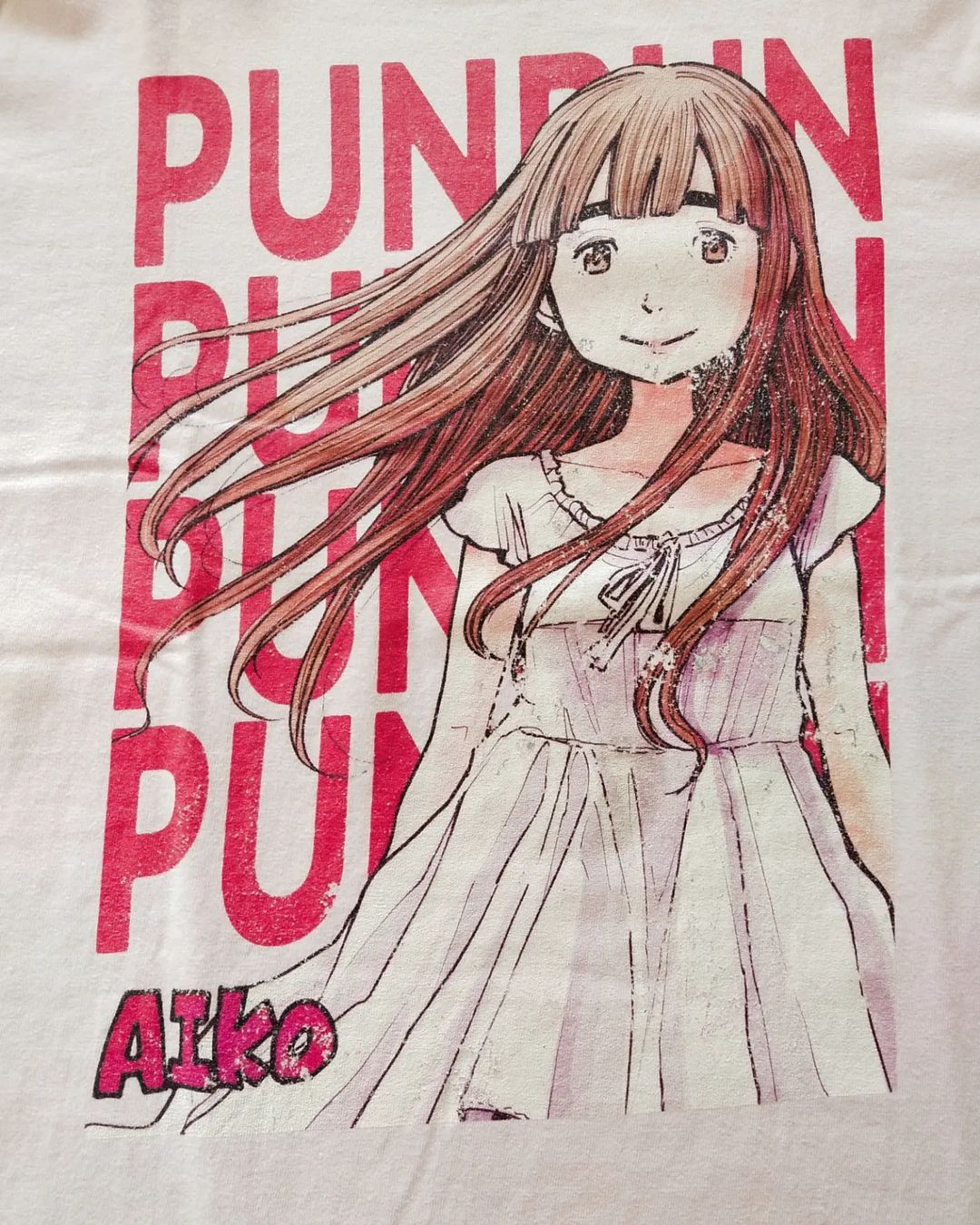 Anime Goodnight Punpun Aiko Big Print Anime Manga Tees Size US L / EU 52-54 / 3 - 2 Thumbnail