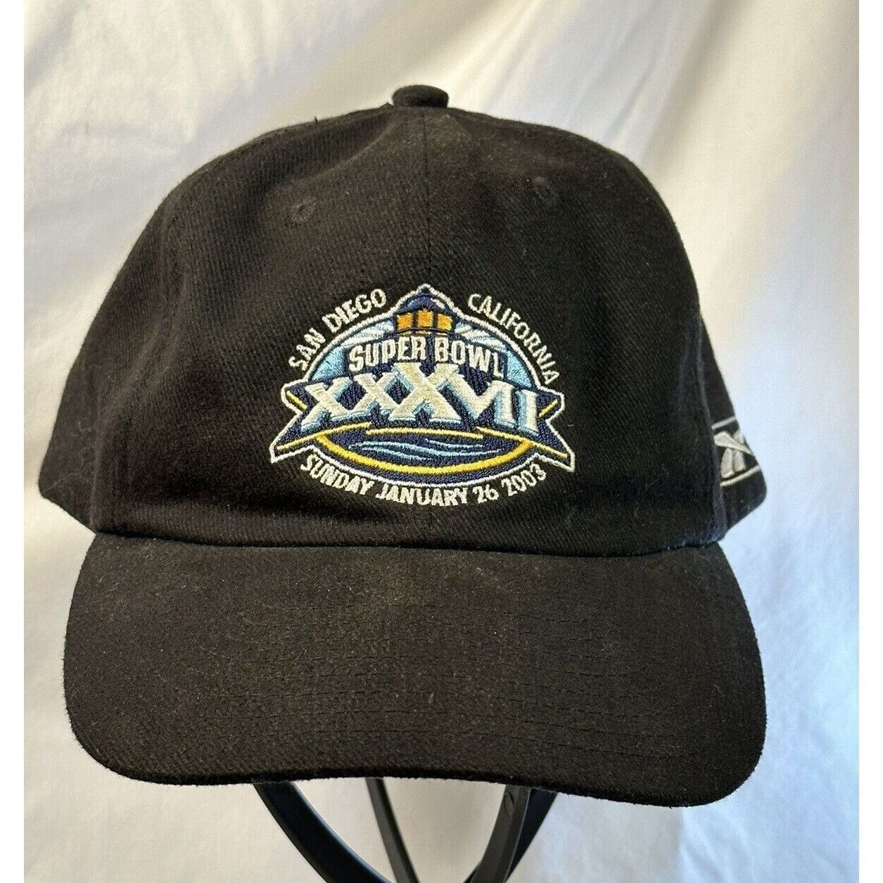 Reebok Super Bowl XXXVII 2003 San Diego NFL Ball Cap Adjustable Hat Size ONE SIZE - 1 Thumbnail