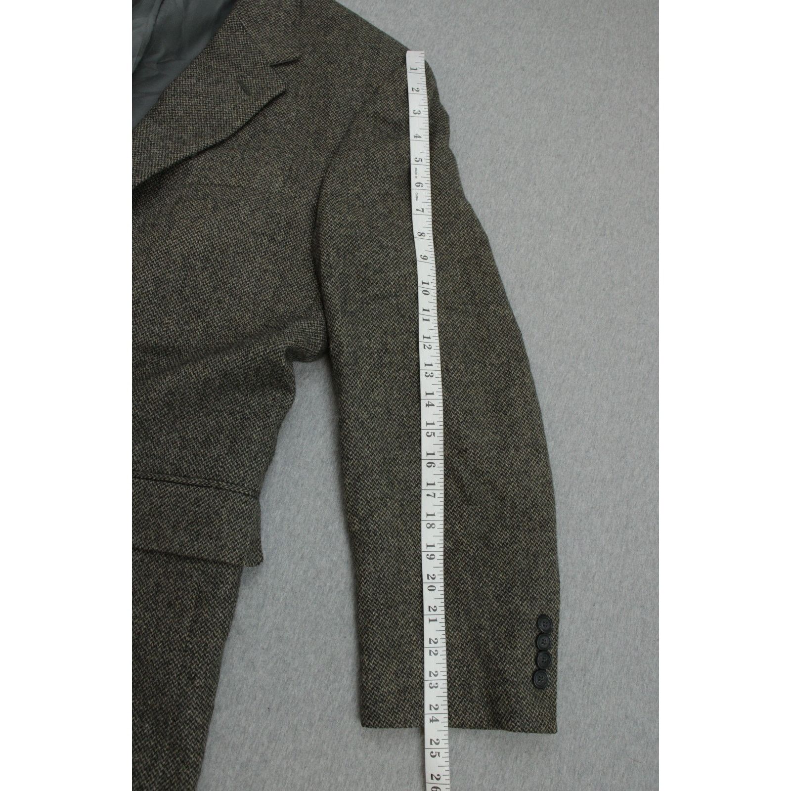 Jos. A. Bank Jos A Bank Blazer Mens 46R Herringbone 100% Camel Hair Size 46R - 8 Thumbnail