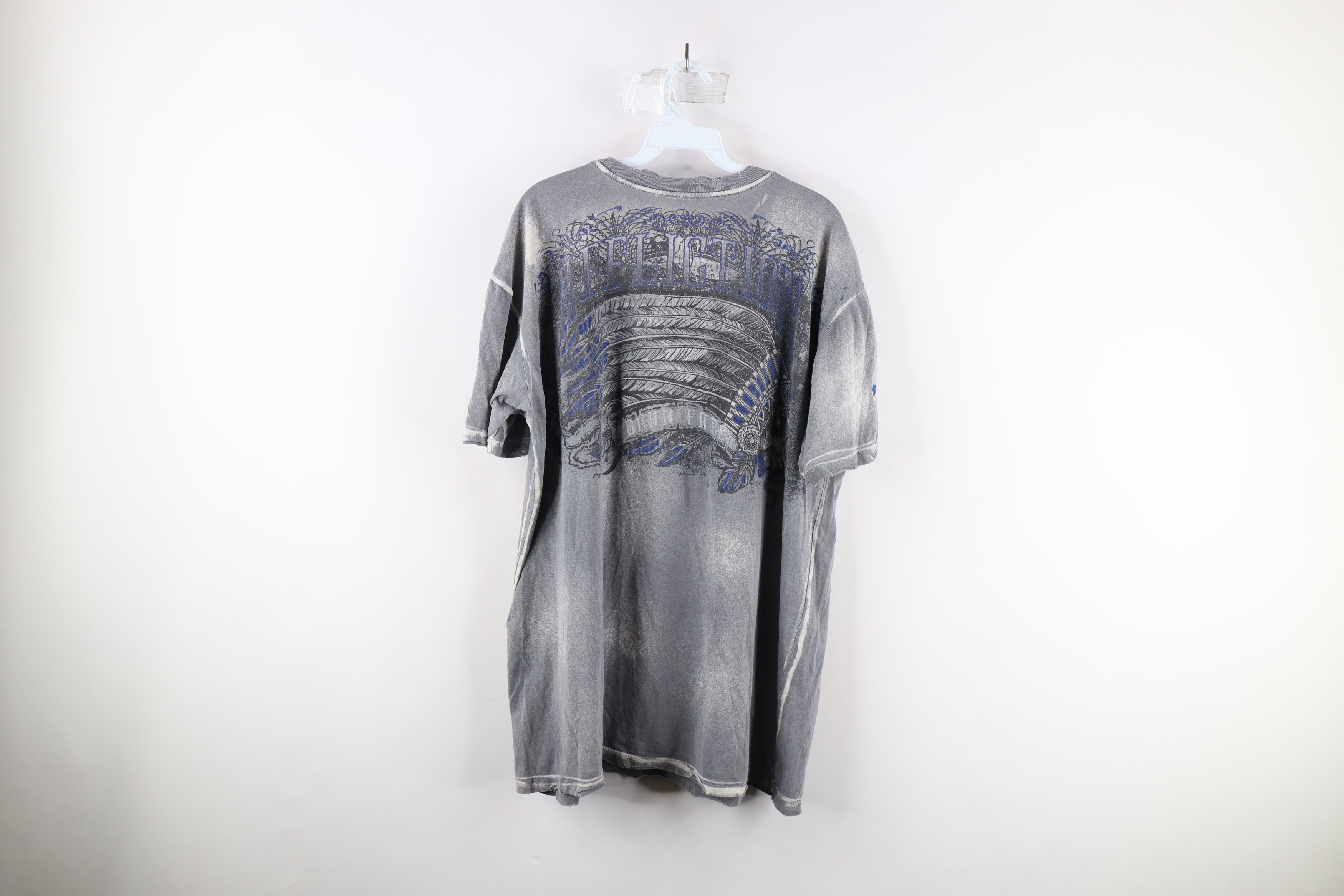 Affliction × Vintage Vintage Affliction Cross Bones UFC MMA Fighting T-Shirt USA Size US XXL / EU 58 / 5 - 13 Thumbnail