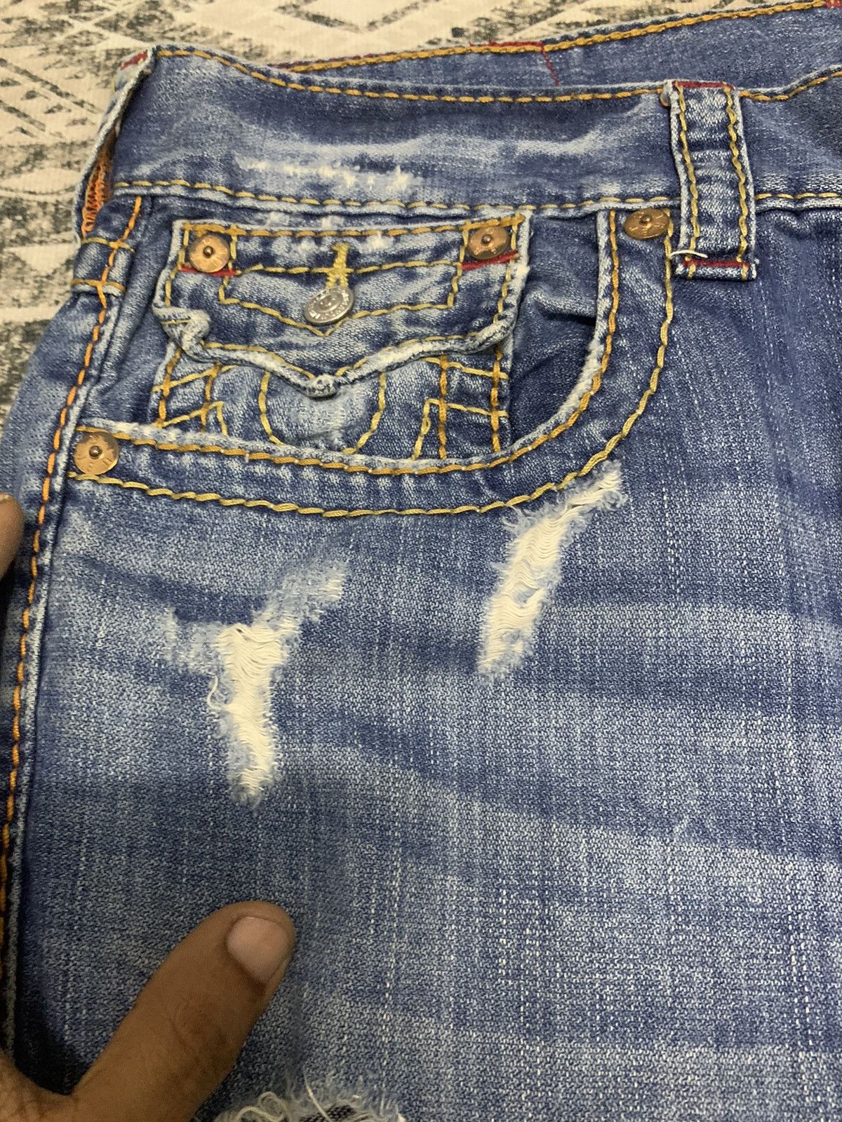 True Religion 🔥RARE🔥TRUE RELIGION RARE DISTRESSED STYLE DENIM PANT Size US 34 / EU 50 - 7 Thumbnail