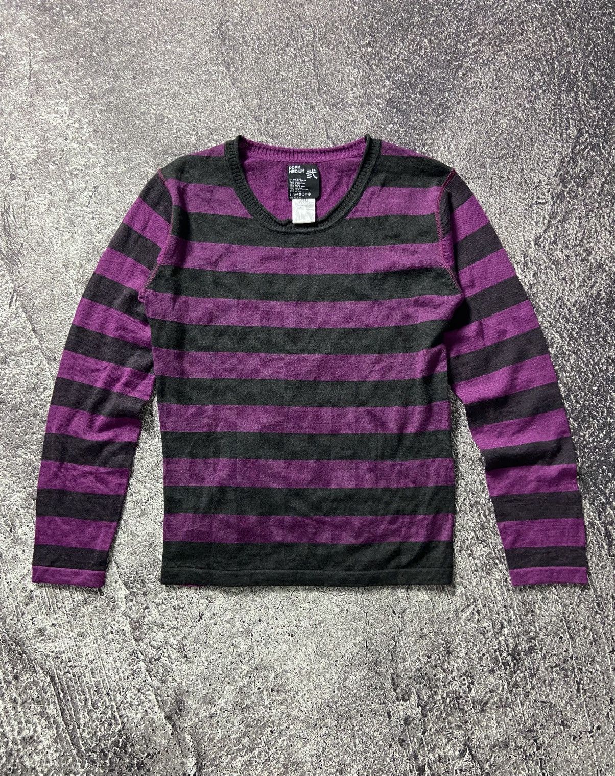 Japanese Brand × PPFM PPFM STRIPE KNITWEAR Size US M / EU 48-50 / 2 - 1 Thumbnail