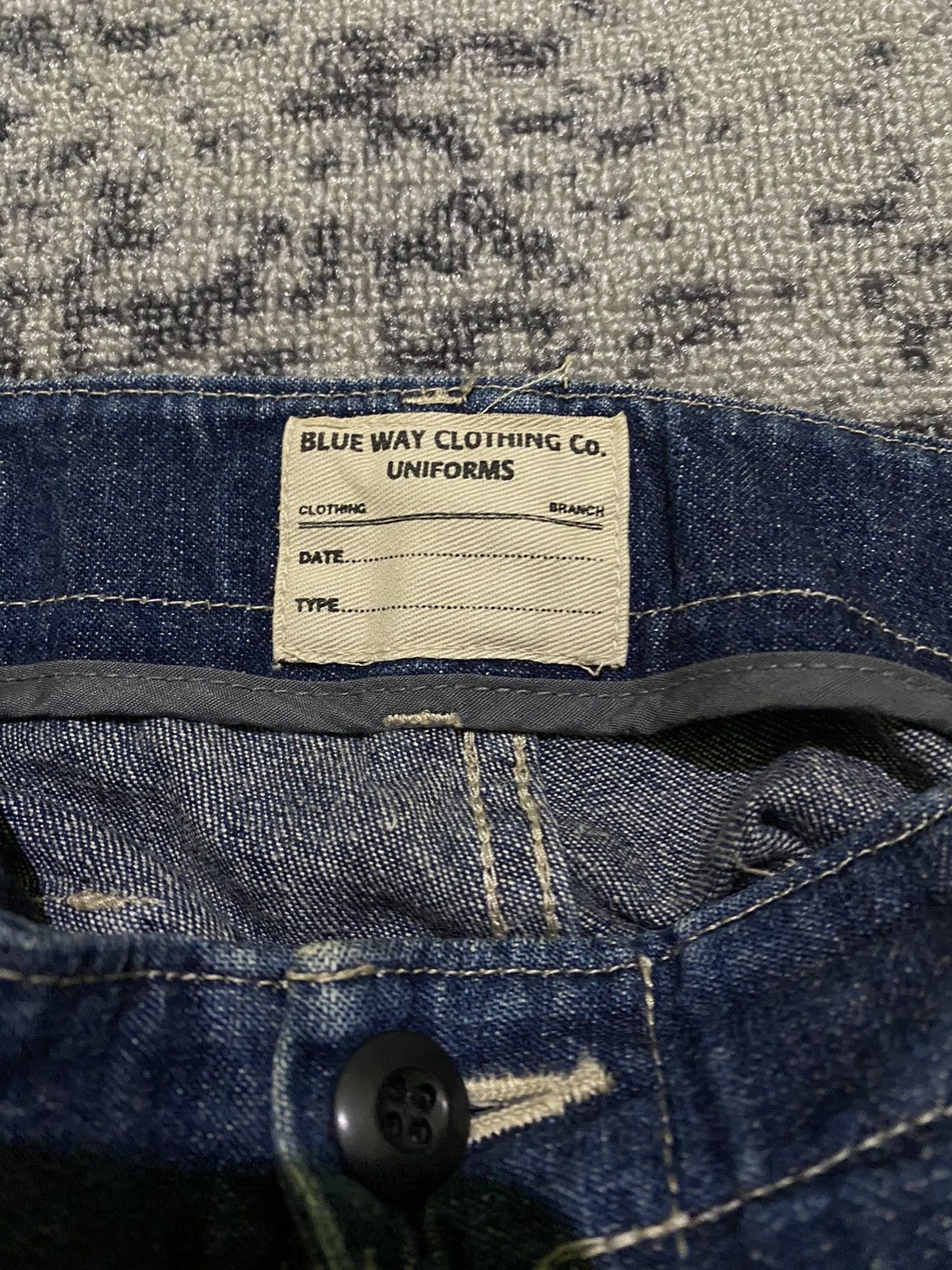 Hysteric Glamour Y2k Blue way “number nine style” baggy jeans Size US 34 / EU 50 - 8 Thumbnail