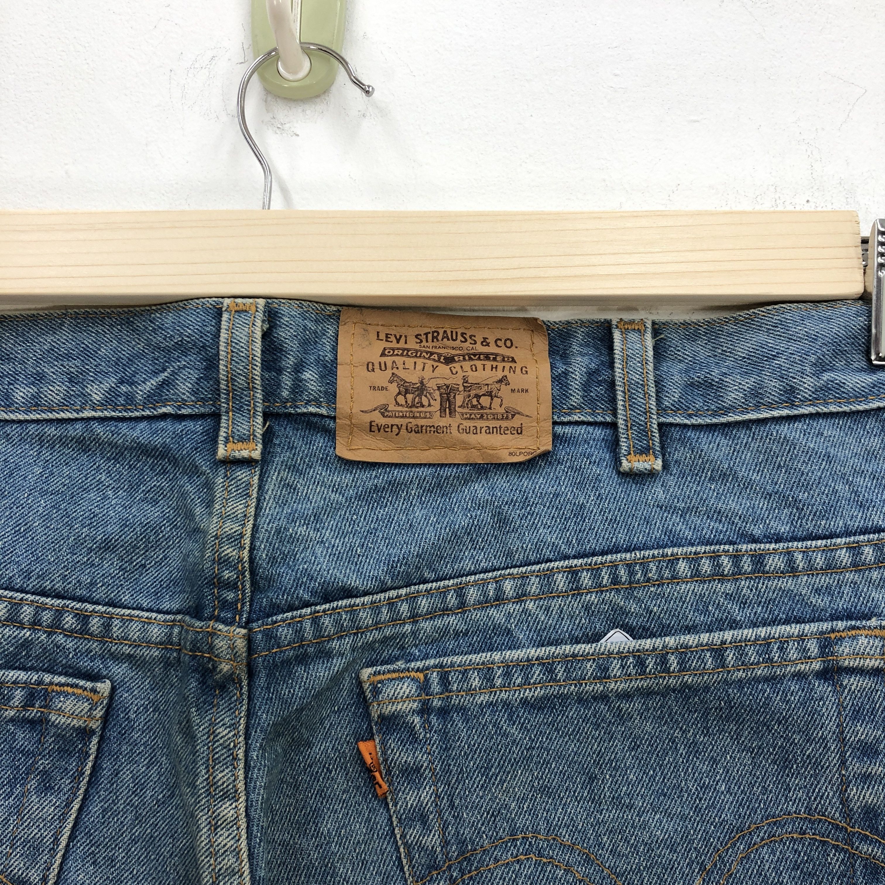Levi's Vintage Levis Skinny Orange Tab Jeans Levis Light Wash Denim Size US 34 / EU 50 - 5 Thumbnail