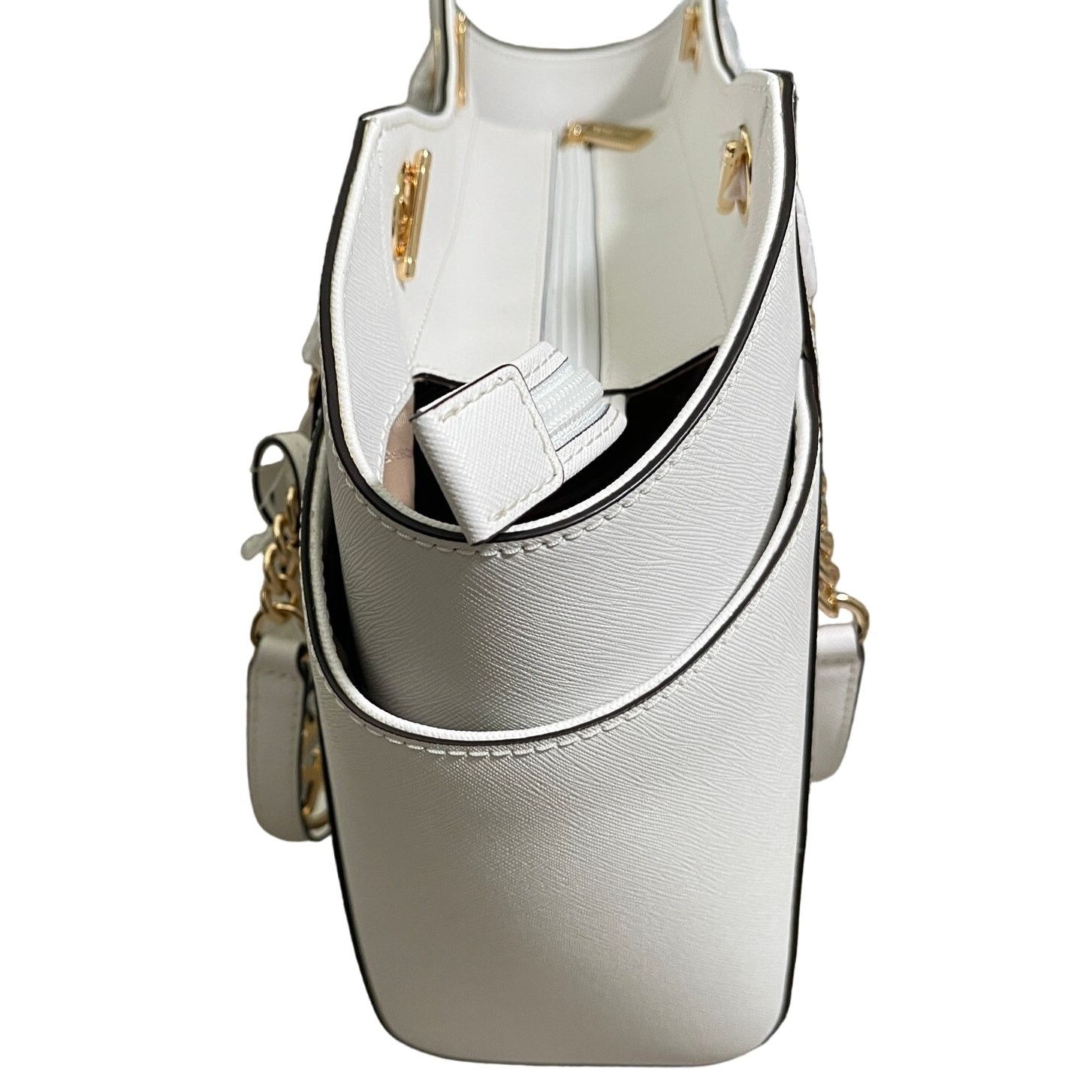 Michael Kors Michael Kors Jet Set Travel Chain Leather Shoulder Bag $558 Size ONE SIZE - 6 Thumbnail