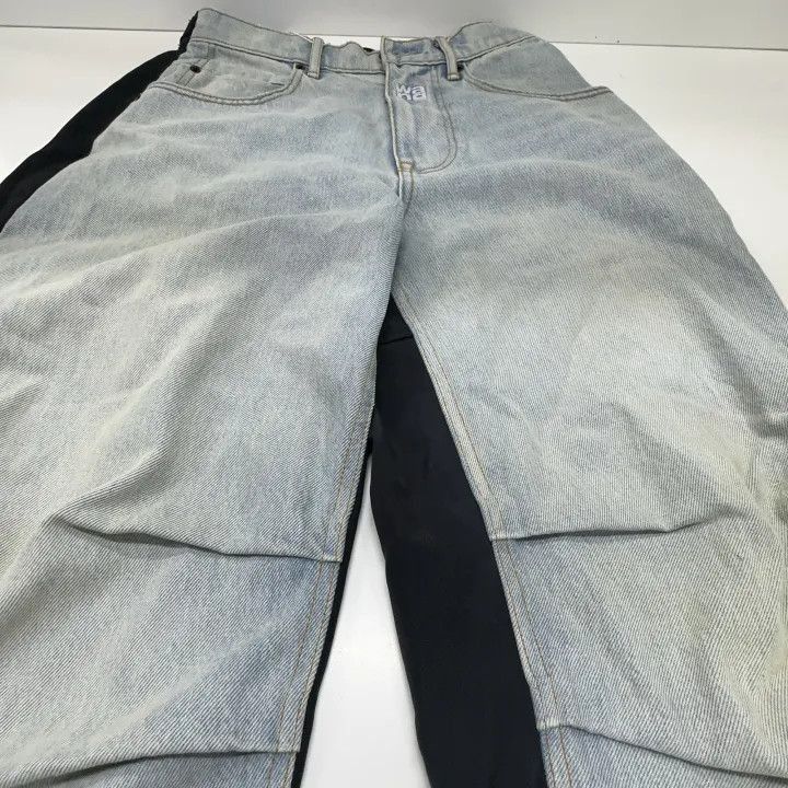 Alexander Wang Alexander Wang Loose Wash Denim Pants for Women - Size 24" / US 00 / IT 34 - 6 Thumbnail