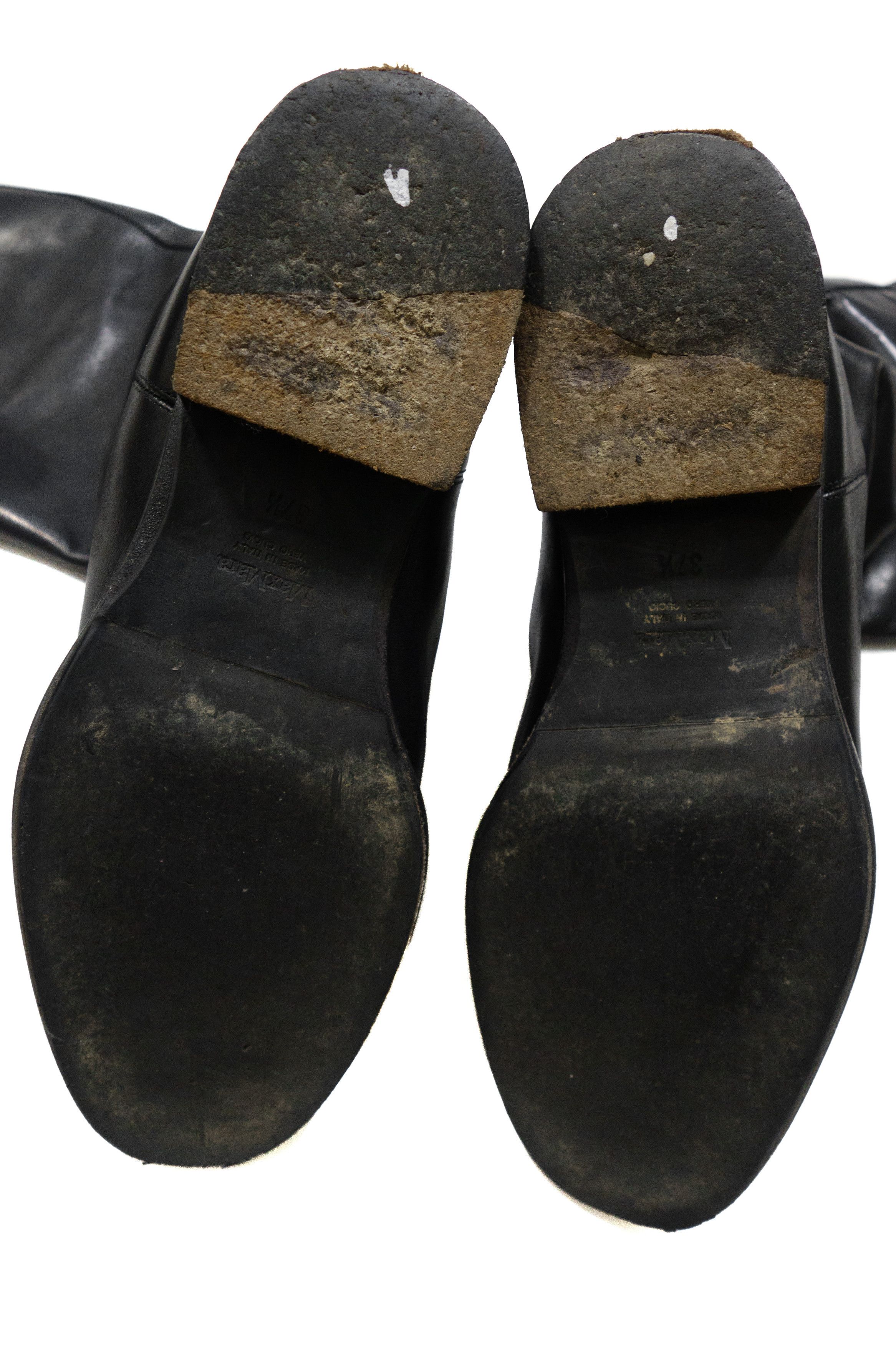 Max Mara 00s Leather Knee-High Riding Boots Size US 7.5 / IT 37.5 - 8 Thumbnail