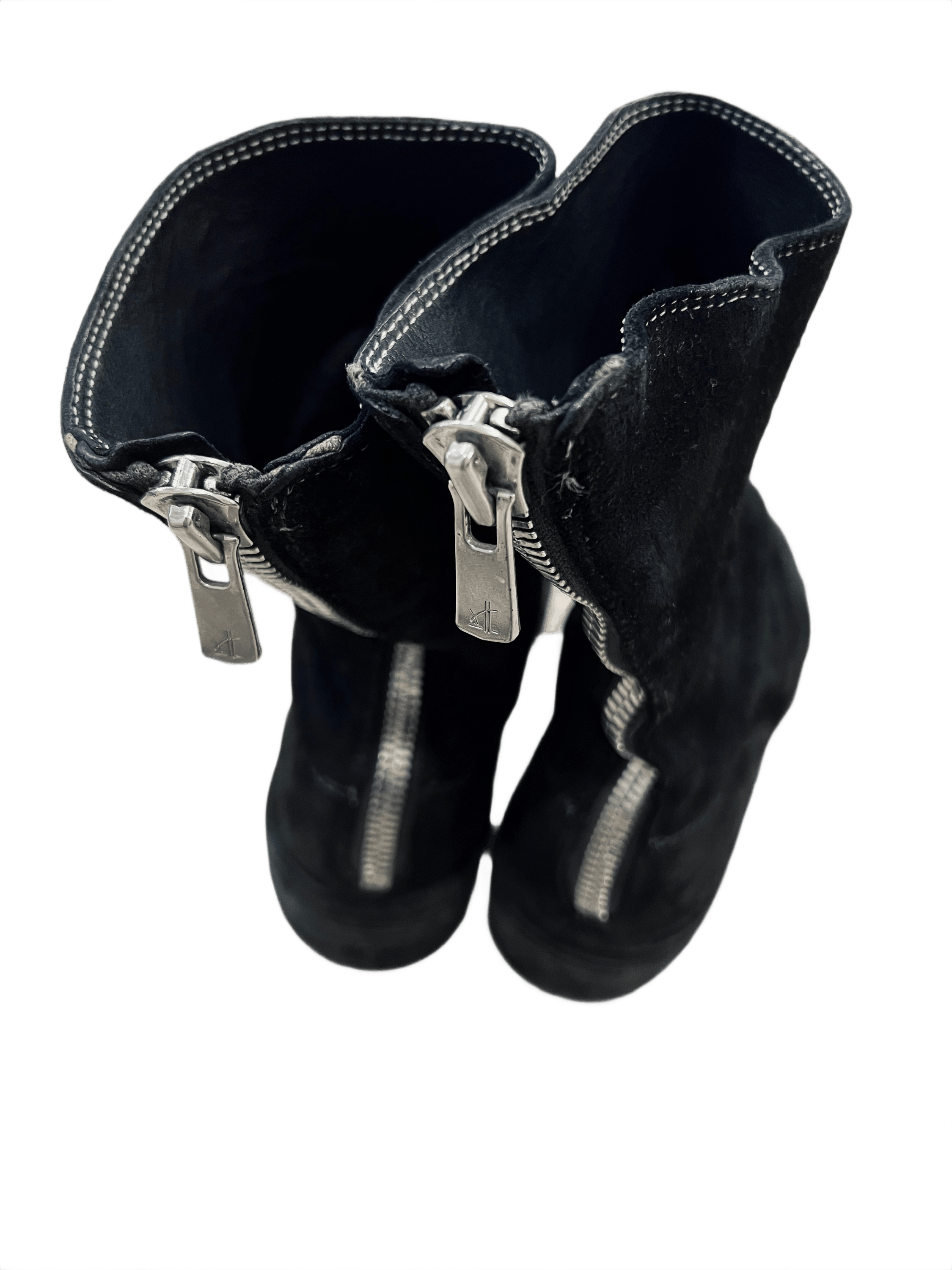 Guidi Black Reverse Horse Leather / Suede 788Z Backzip Boots Size US 9 / EU 42 - 3 Thumbnail