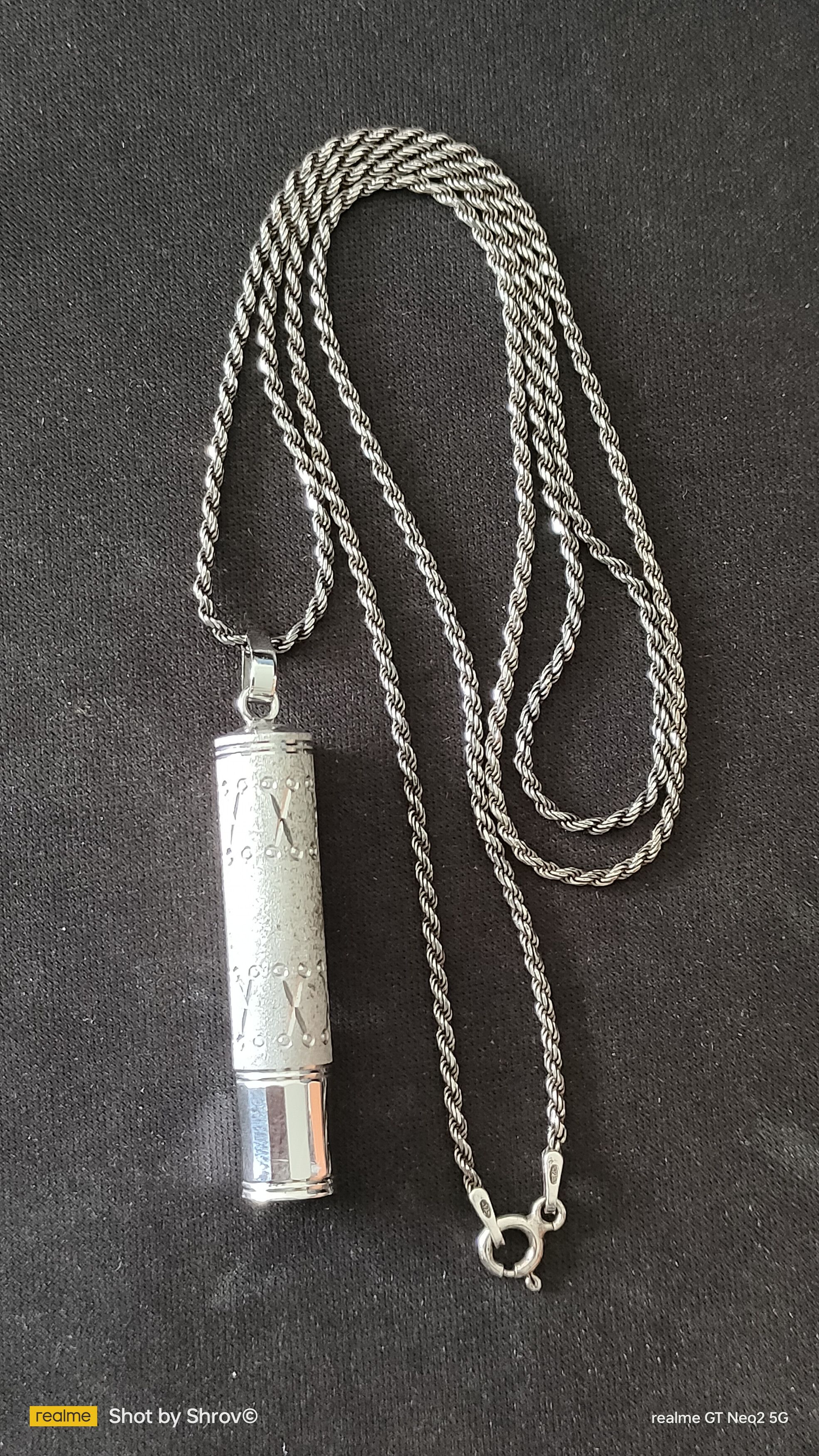 Other SILVER 925 WHISTLE PENDANT SILVER ITALY Size ONE SIZE - 4 Thumbnail