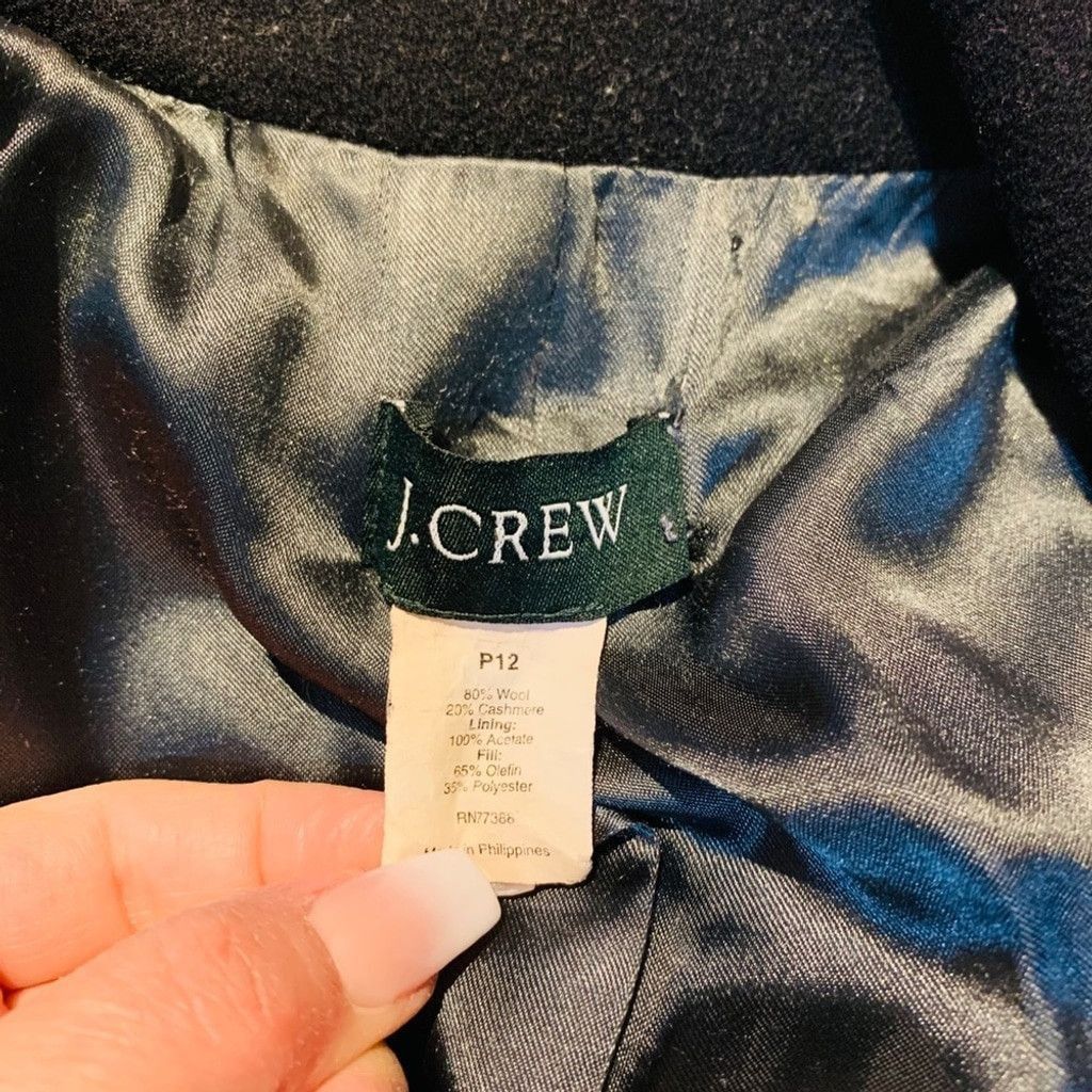 Other J Crew Wool Coat mid Length wool coat size 12p Size L / US 10 / IT 46 - 8 Thumbnail
