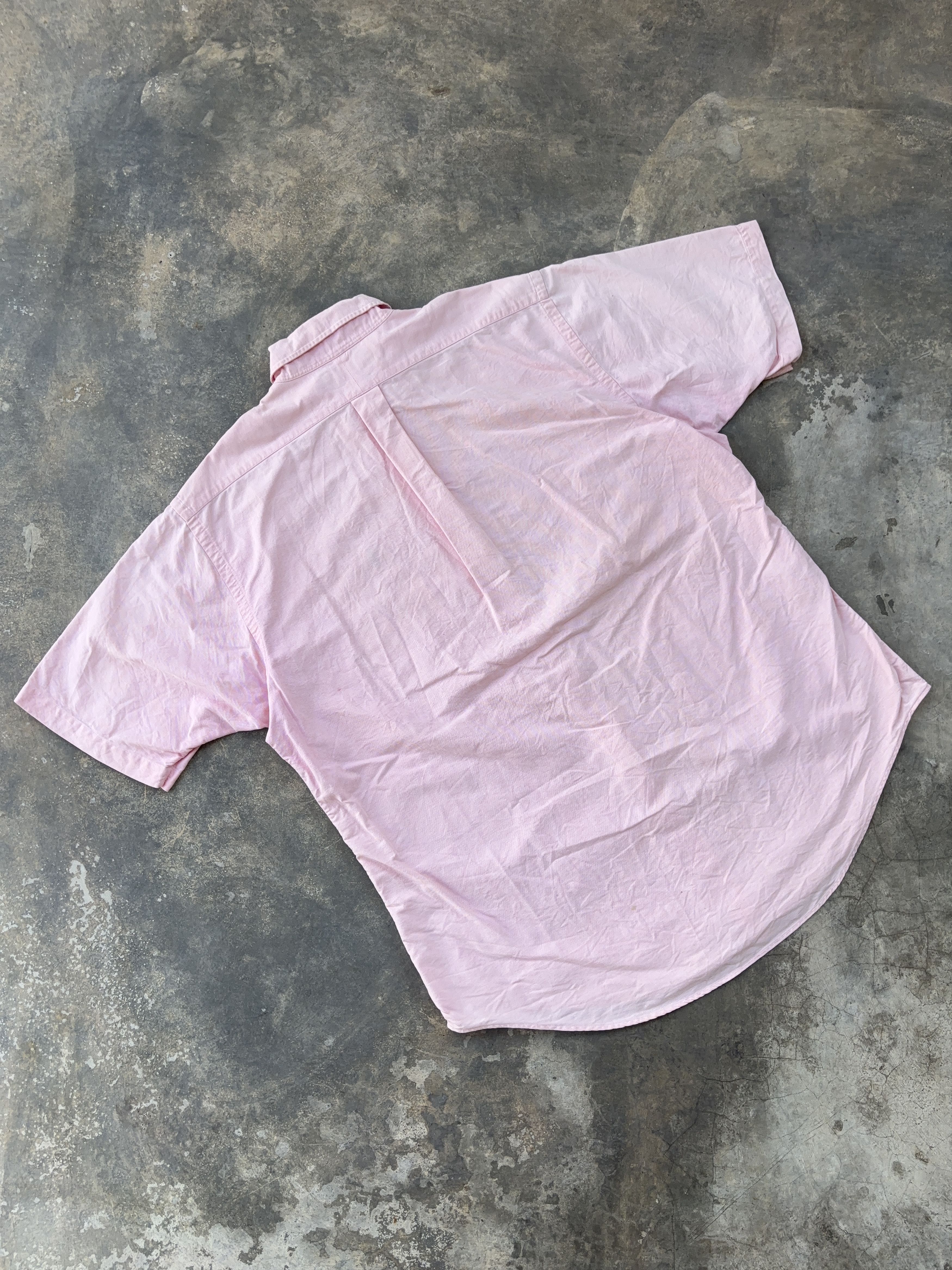 Ralph Lauren Ralph Lauren Pink Short Sleeve Button Up Shirt Size US L / EU 52-54 / 3 - 8 Thumbnail