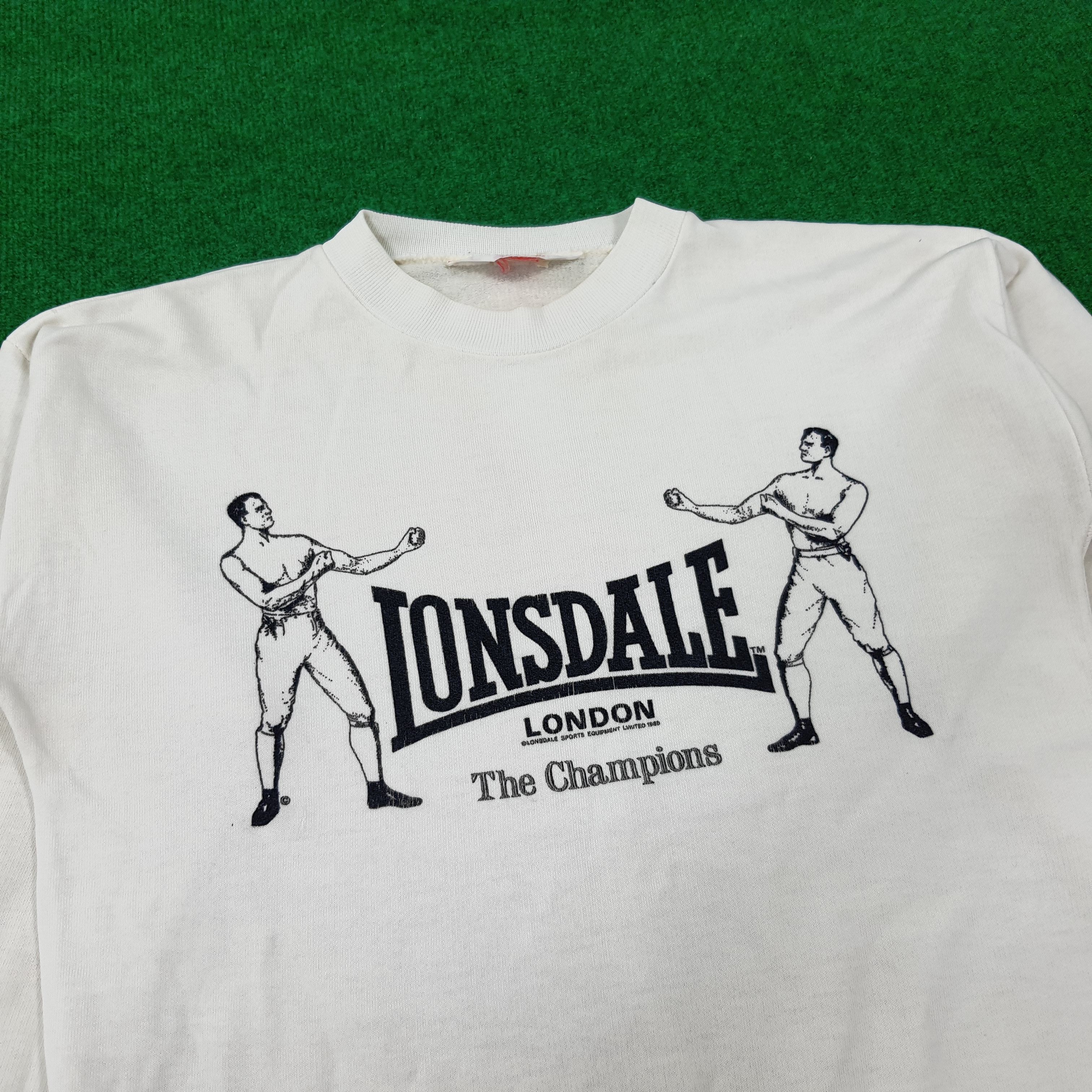 Lonsdale × Vintage Vintage Lonsdale London Champions Sports Gear Sweatshirt Size US M / EU 48-50 / 2 - 2 Thumbnail