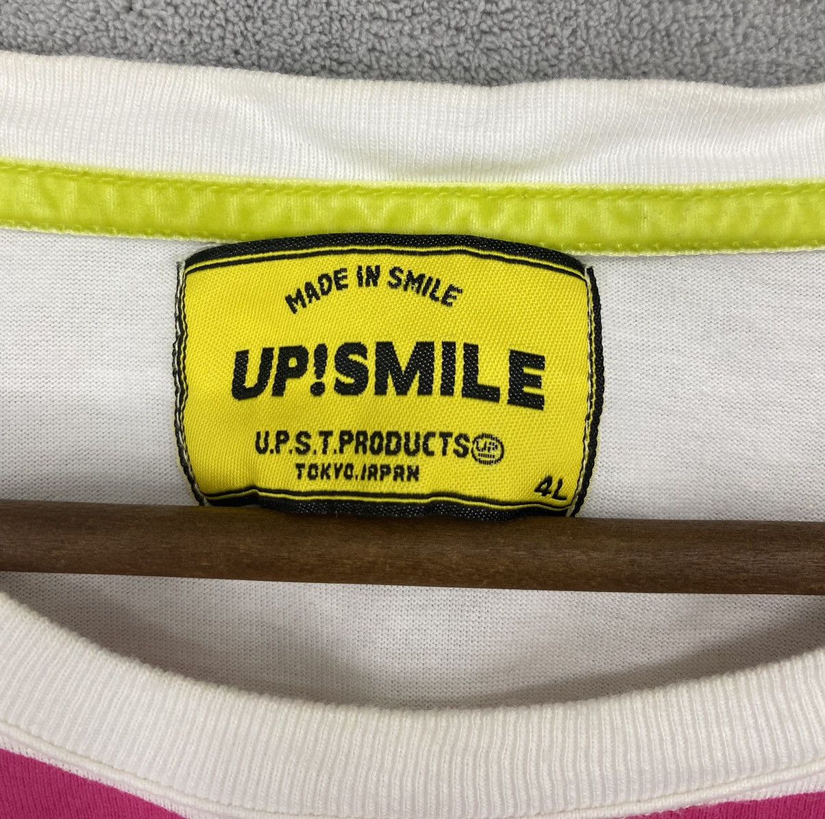 Japanese Brand Up ! Smile Japanese Brand Full Print Long Sleeve Shirt Size US XL / EU 56 / 4 - 6 Thumbnail