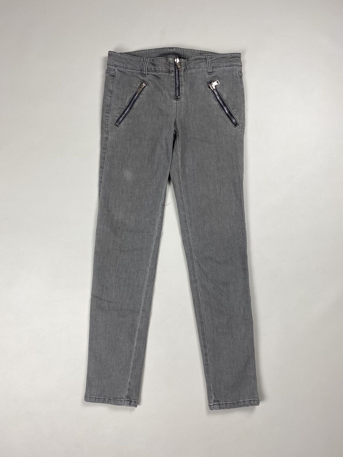 Alexander McQueen Alexander McQueen vintage ladies ankle zip jeans size 42 Size 28" / US 6 / IT 42 - 1 Thumbnail