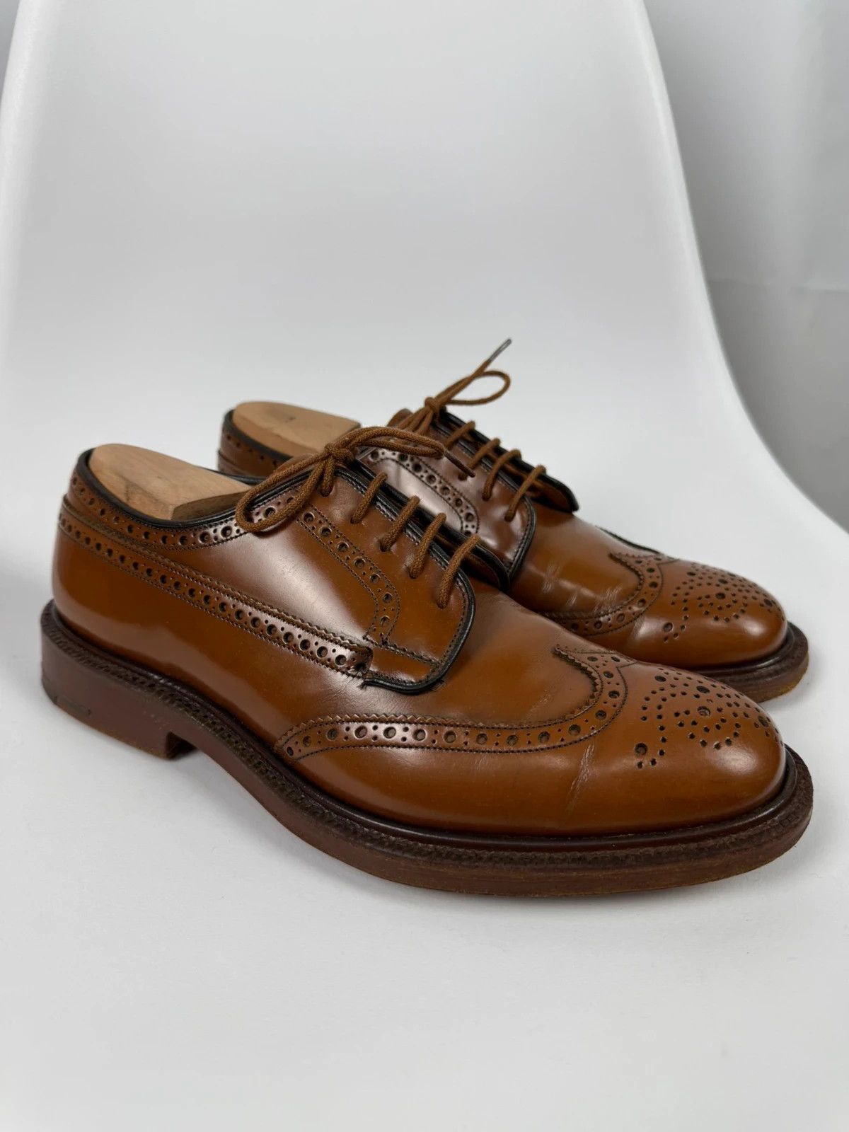 Church's Churchs Brogues Genuine Patent Leather size UK6 Size US 7 / EU 40 - 1 Thumbnail