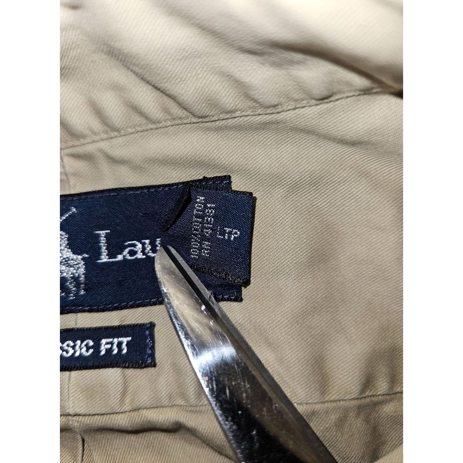 Ralph Lauren Ralph Lauren Shirt Mens 2XL Beige Classic Fit Button Down Short Sleeve Pony Size US XXL / EU 58 / 5 - 3 Thumbnail