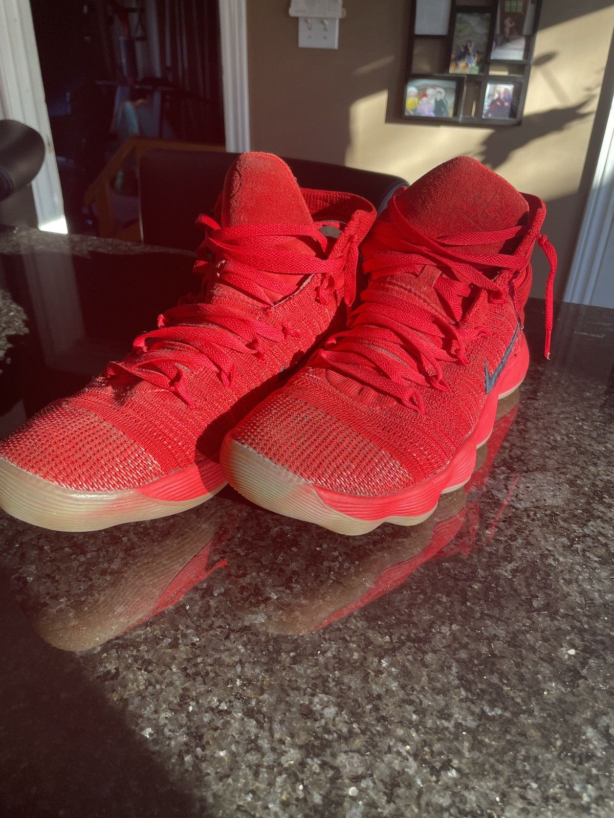 Nike Nike Hyperdunk 2017 flyknit university red Size US 12 / EU 45 - 5 Thumbnail