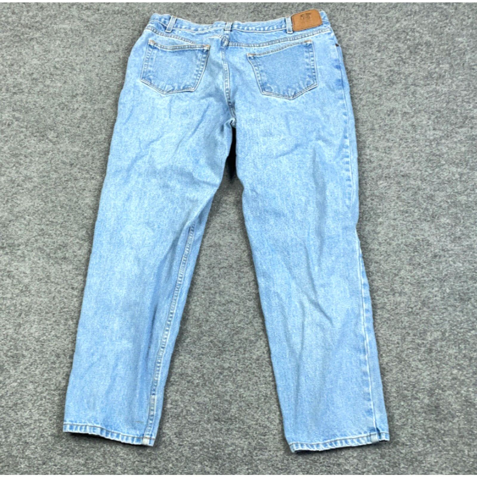 Route 66 VTG Y2K Distressed Jeans Men's 38 x 30 Blue Denim Relaxed Fit Straight Leg Size US 38 / EU 54 - 2 Thumbnail