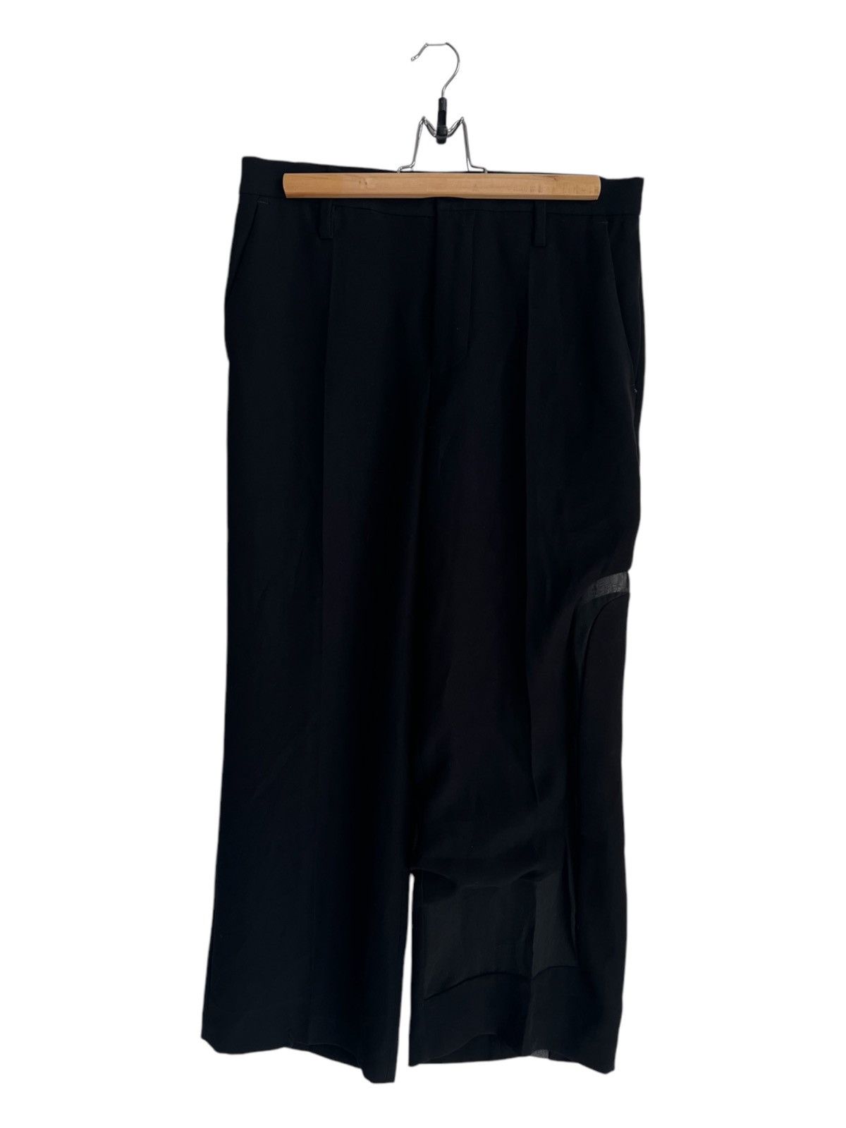 Facetasm FW07 Facetasm 🇯🇵 Side Reconstructed Wide Leg Unusual Pants Size US 31 - 3 Thumbnail