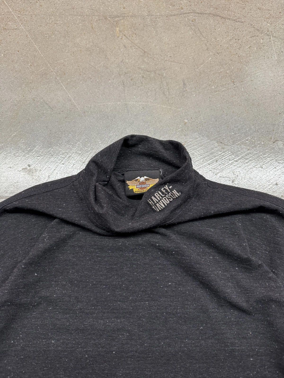 Harley Davidson Vintage Harley Davidson Fleece Turtleneck Long Sleeve Shirt Size US M / EU 48-50 / 2 - 3 Thumbnail