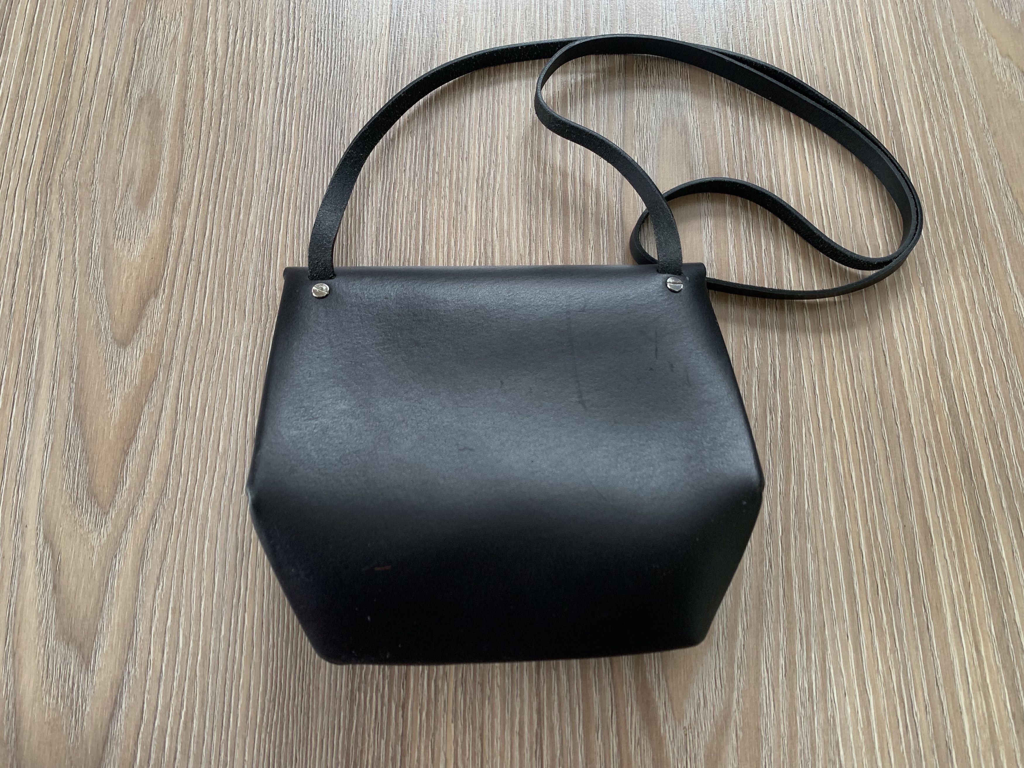 Cos COS Black Leather Crossbody Bag Size ONE SIZE - 3 Thumbnail