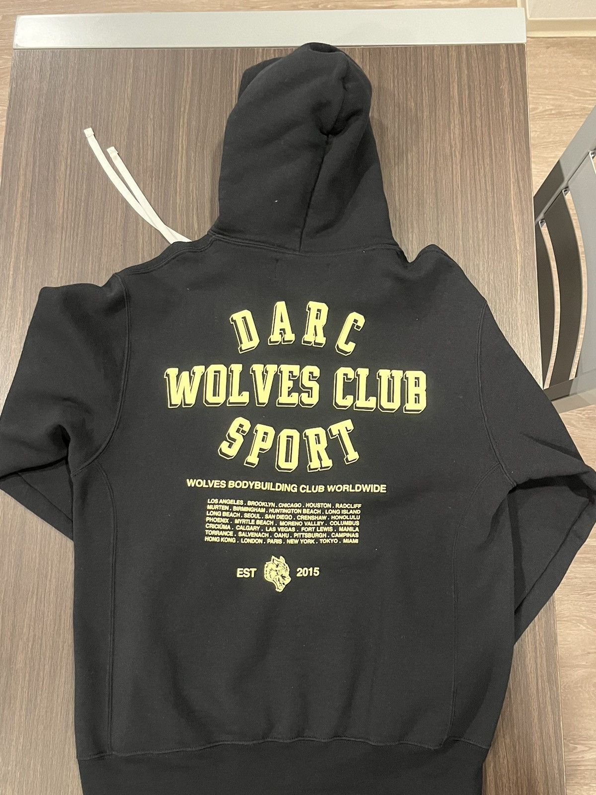 Gymshark Rare OG 574/1000 Darc Sport Wolves Hoodie, Grey, Used, Large