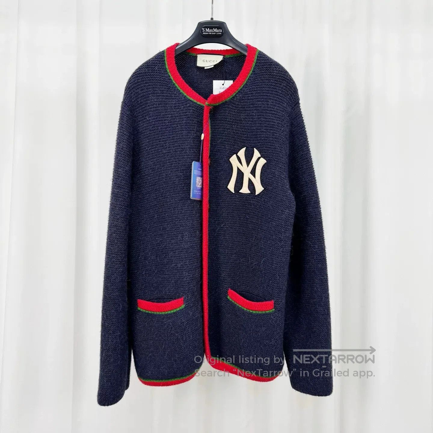Gucci gucci MLB embroidered long knit cardigan. Size US L / EU 52-54 / 3 - 1 Thumbnail