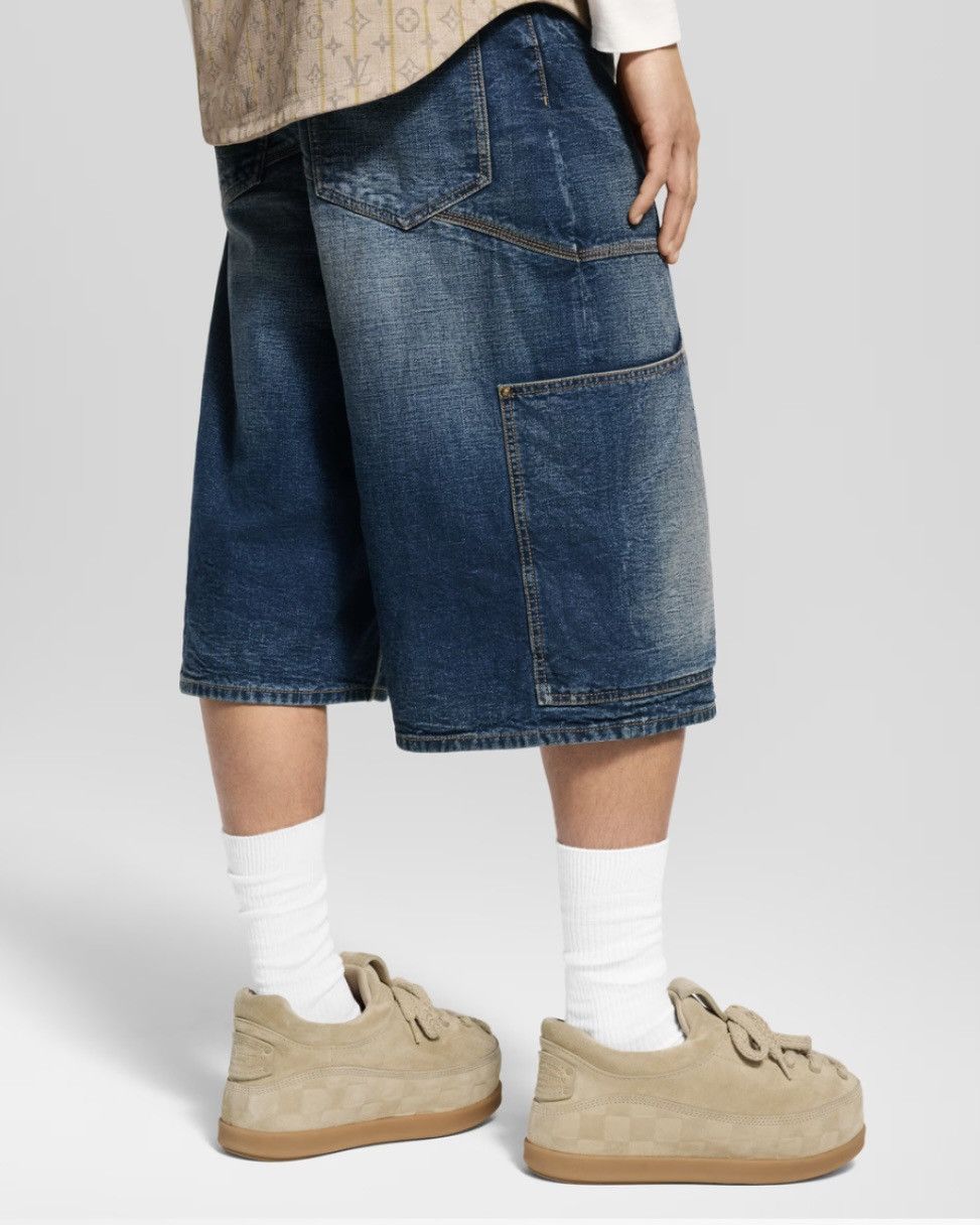 Louis Vuitton Louis Vuitton FW25 Denim Workwear Shorts 32 1AILT8 Size US 32 / EU 48 - 13 Thumbnail