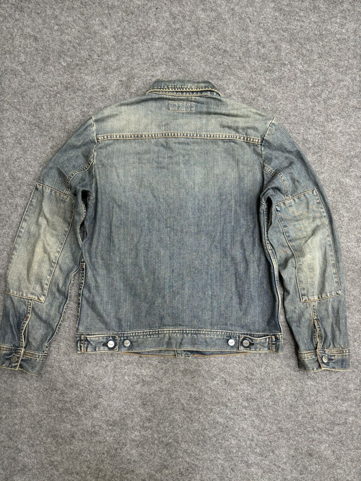 FCUK 💥Vintage💥FCUK Double Elbow Trucker Denim Jacket F496 Size US M / EU 48-50 / 2 - 11 Thumbnail