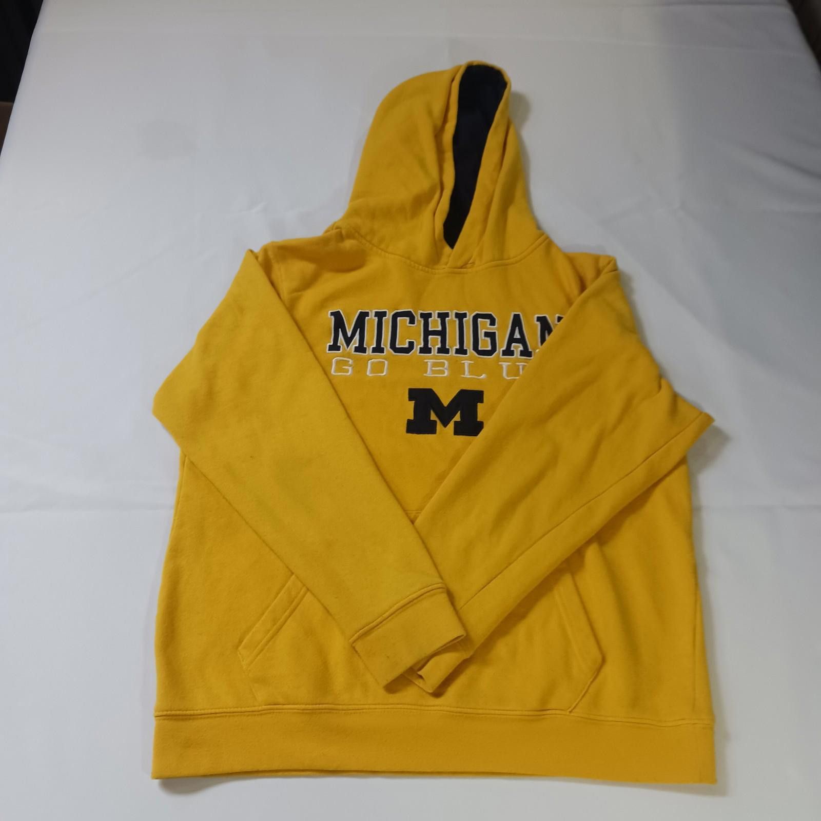Designer Michigan Wolverines Go BLUE Youth (16/18) Hoodie Sweatshirt Size ONE SIZE - 1 Thumbnail