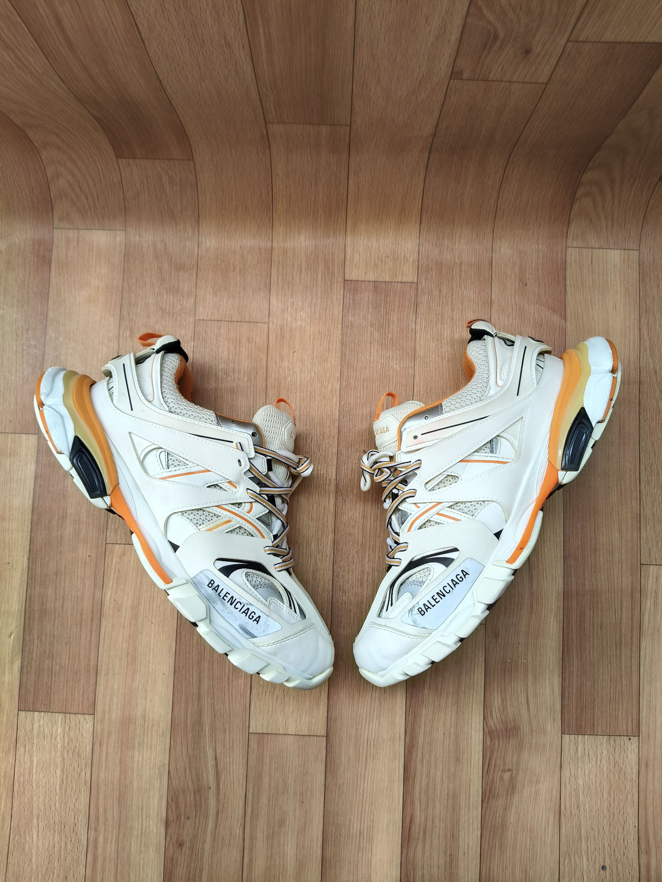 Balenciaga 💥 BALENCIAGA TRACK ORANGE Size US 12.5 / EU 45-46 - 9 Thumbnail