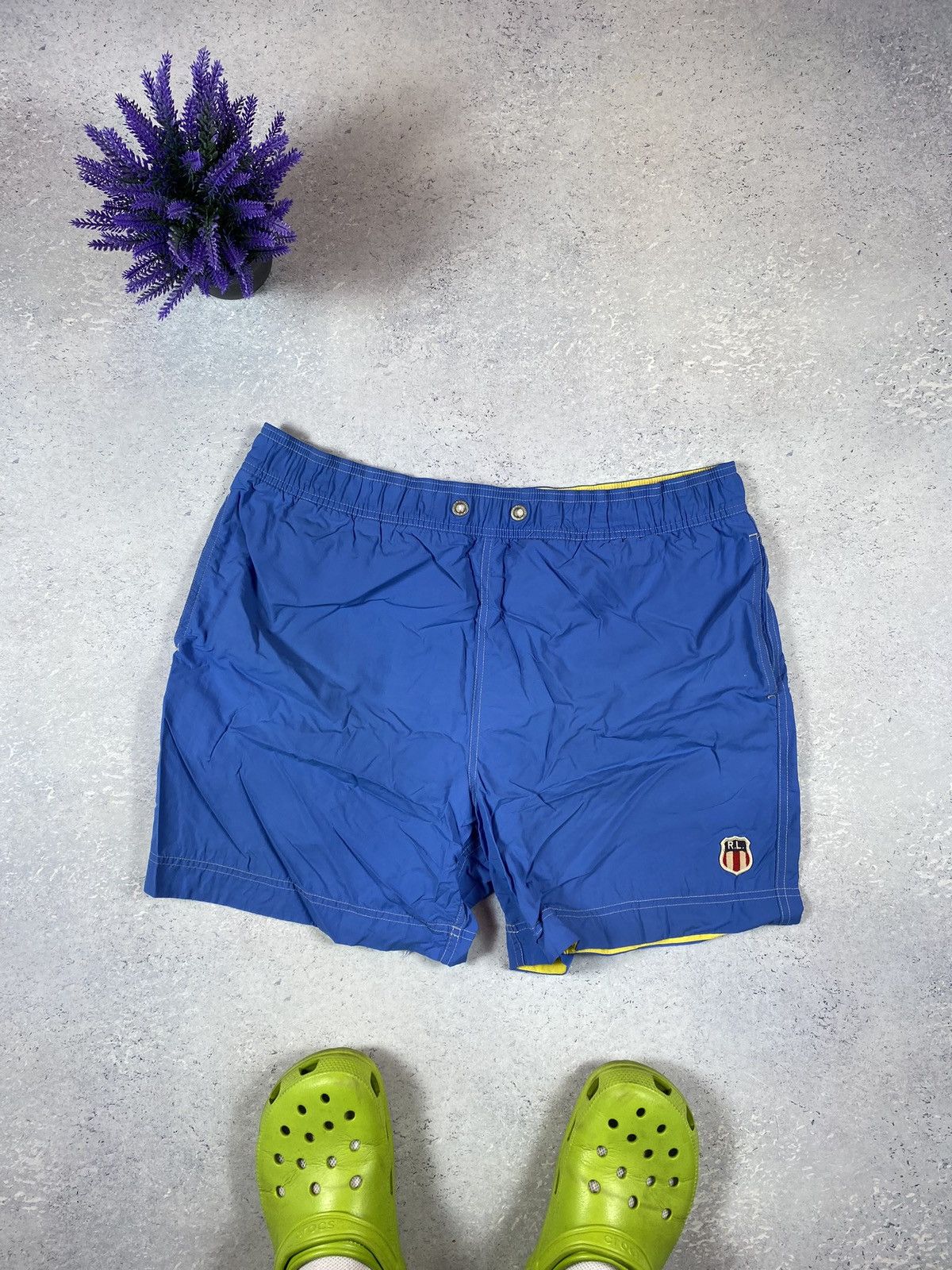 Lauren Ralph Lauren × Polo Ralph Lauren × Vintage Vintage Polo Jeans Company Men’s Swimming Shorts Size XL Size US 36 / EU 52 - 2 Thumbnail