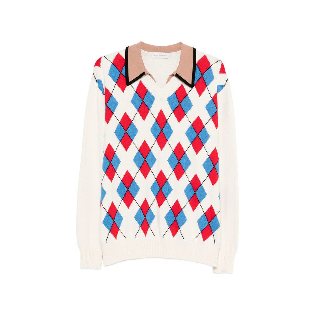 Dries Van Noten Dries Van Noten WHITE Sweaters & Knitwear - Sweatshirts Size US M / EU 48-50 / 2 - 1 Thumbnail