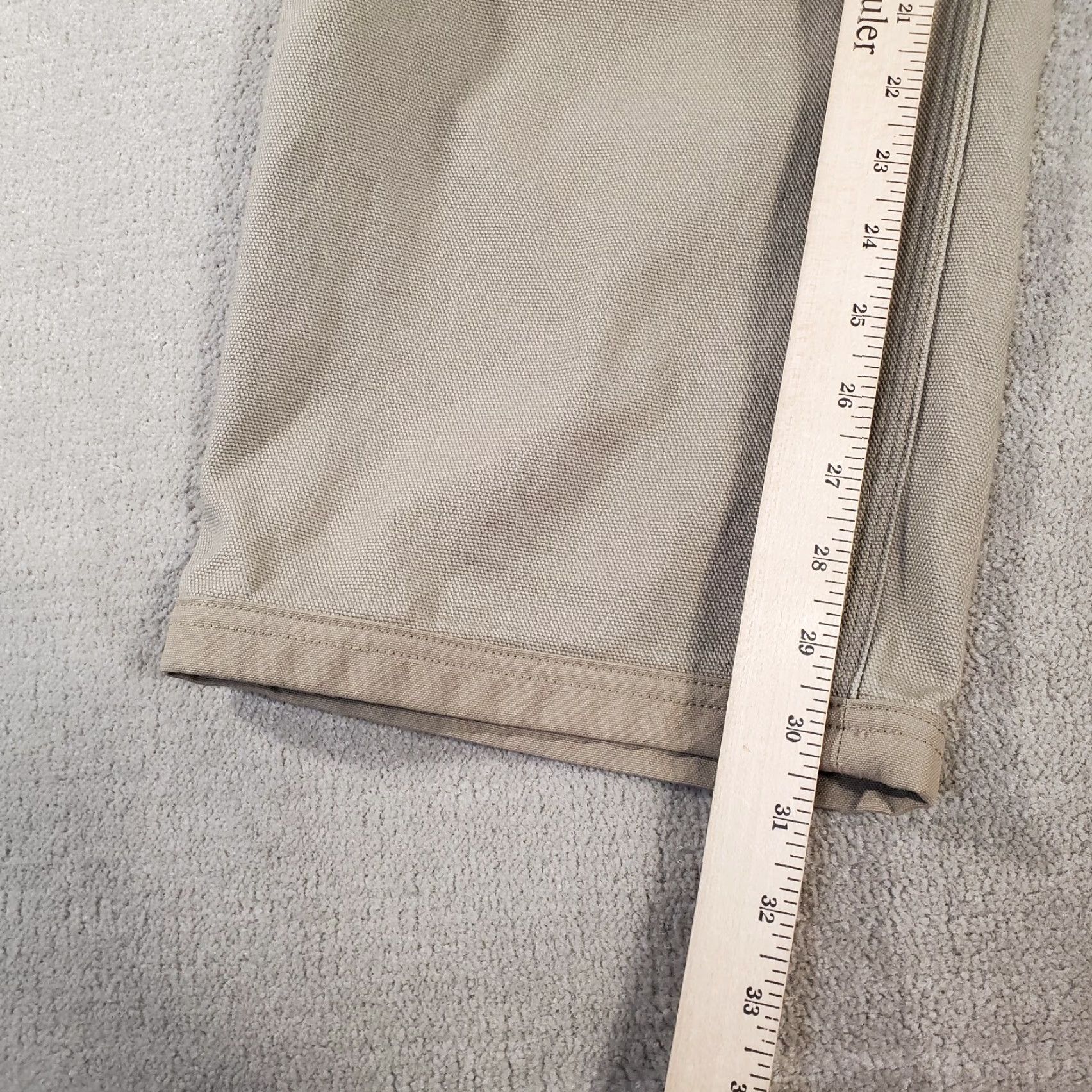 Doublet Duluth Trading Pants Mens 38x30 Beige Double Knee Cargo Work Wear Canvas 95209 Size US 38 / EU 54 - 5 Thumbnail