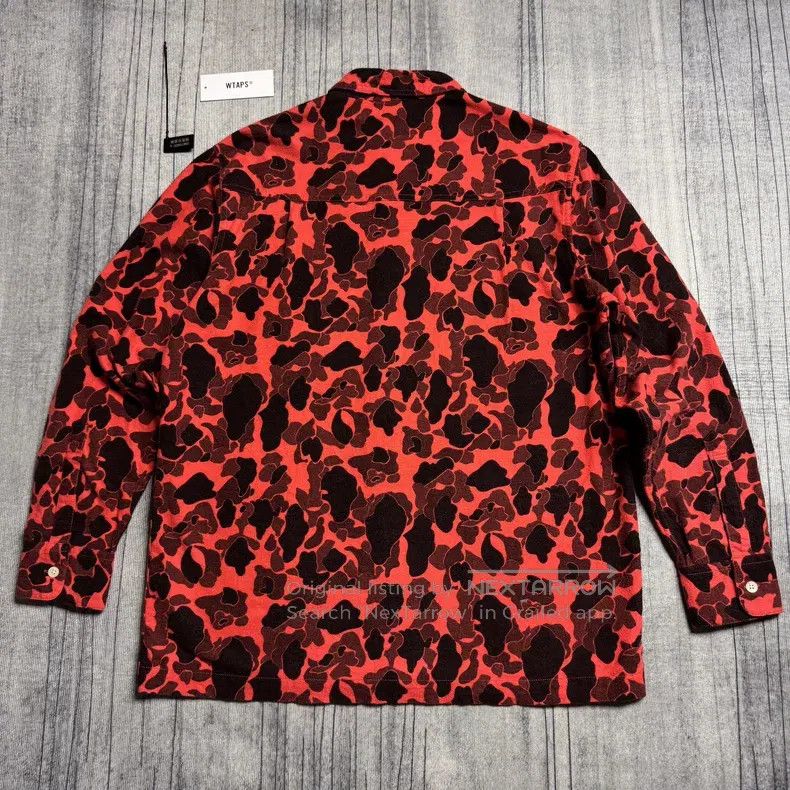Wtaps Wtaps Red leopard print flannel long-sleeve shirt Size US XL / EU 56 / 4 - 2 Thumbnail