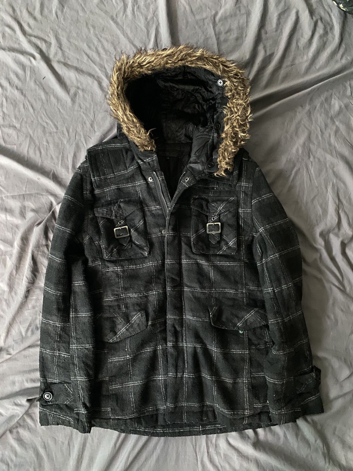 In The Attic In the attic Fur Buckle Jacket if six was nine number nine Size XL / US 12-14 / IT 48-50 - 1 Thumbnail