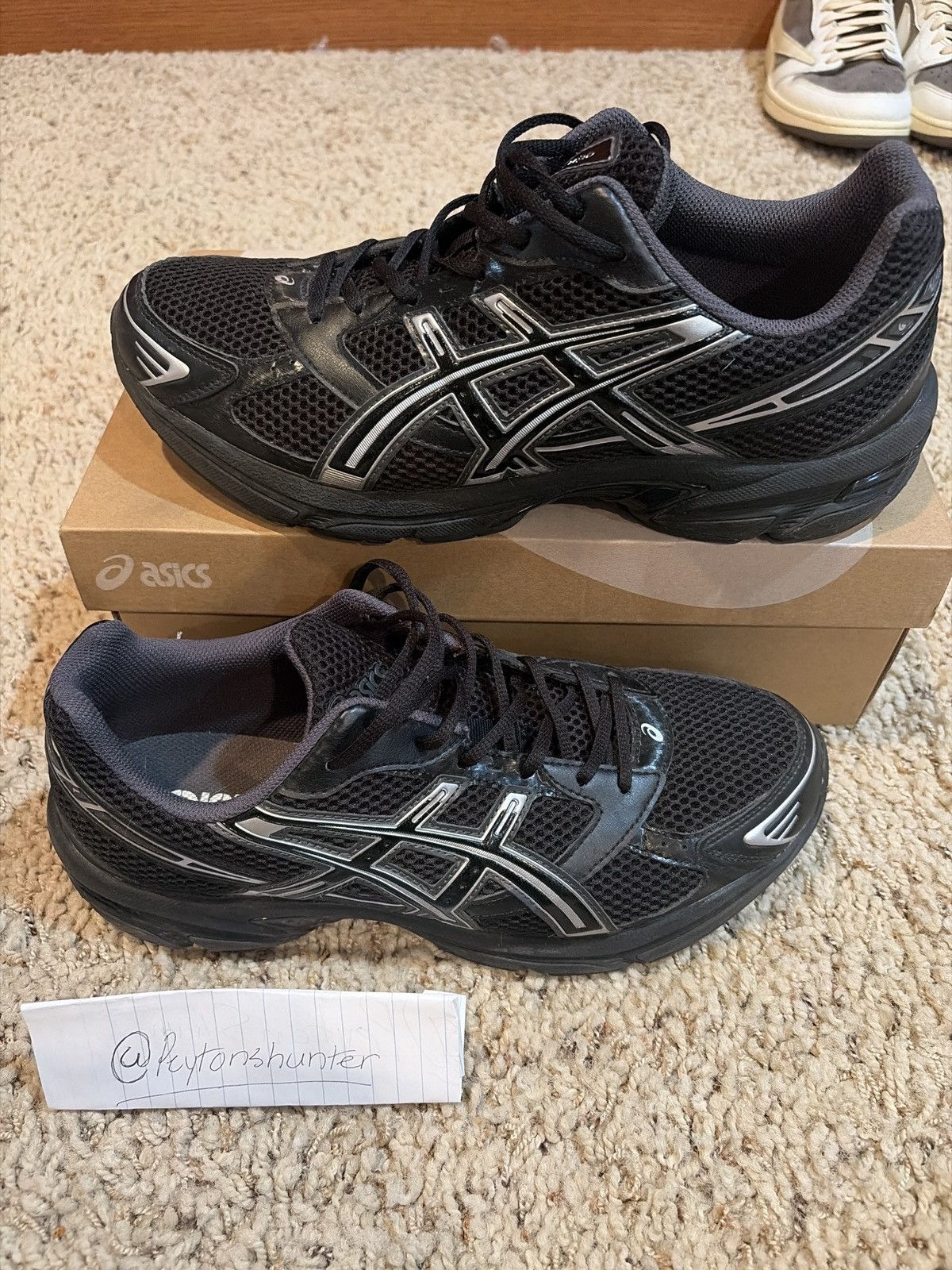 Asics Black/Pure Silver Asics Size US 11 / EU 44 - 5 Thumbnail
