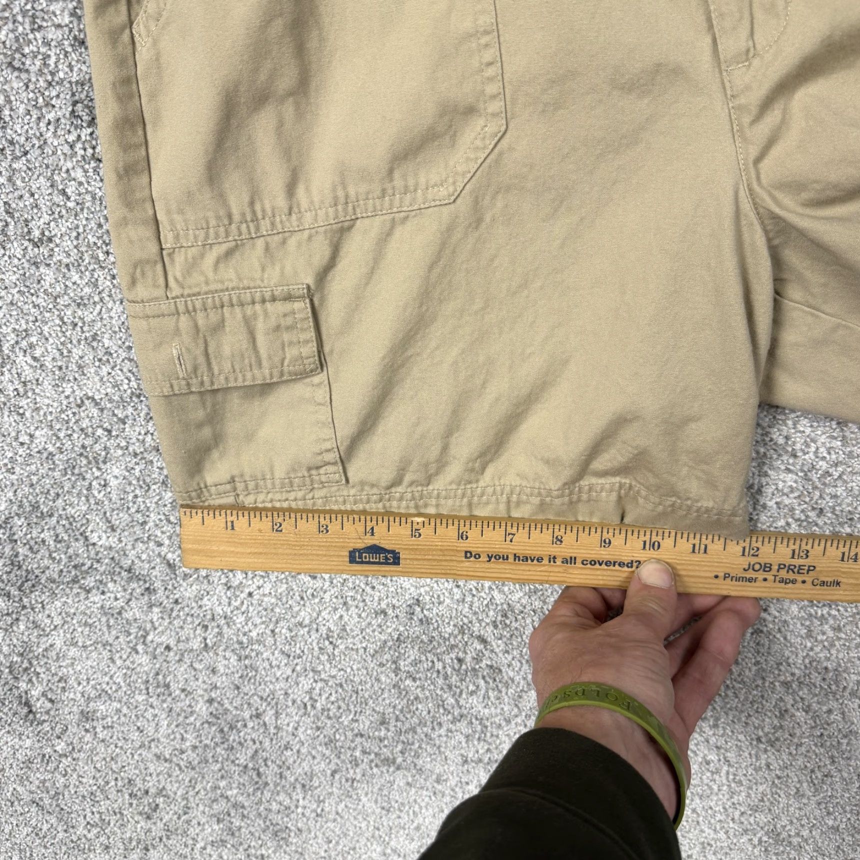 Vintage VINTAGE White Stag Cargo Shorts Womens 8 Regular Khaki 6 in Inseam 28 in Waist Summer 90s Bohemian Retro Casual Size 30" / US 8 / IT 44 - 4 Thumbnail