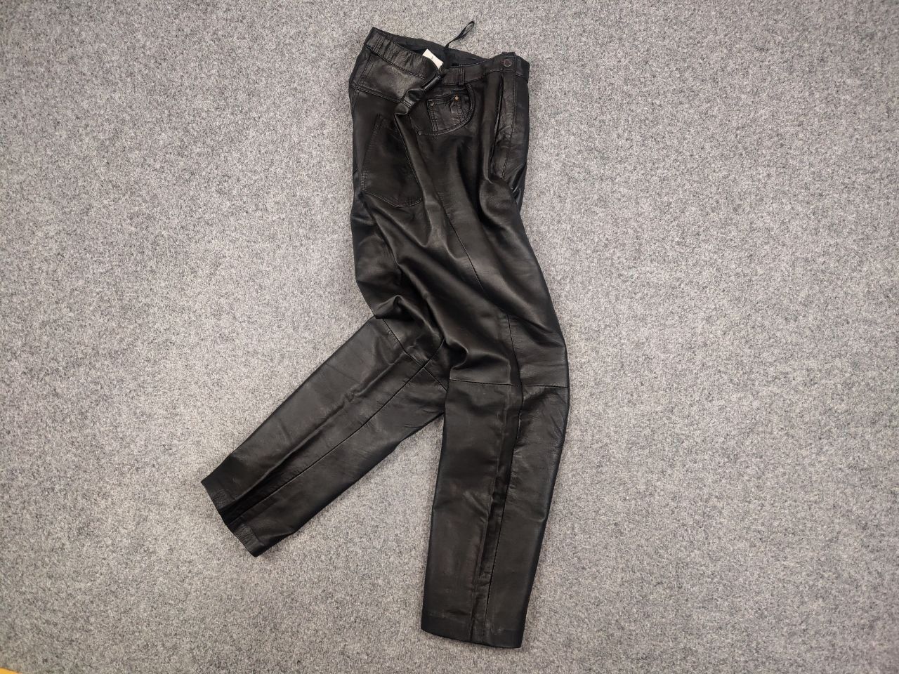 If Six Was Nine Vtg Leather pants Japan style racing motor Y2K LGB Style Size US 30 / EU 46 - 2 Thumbnail
