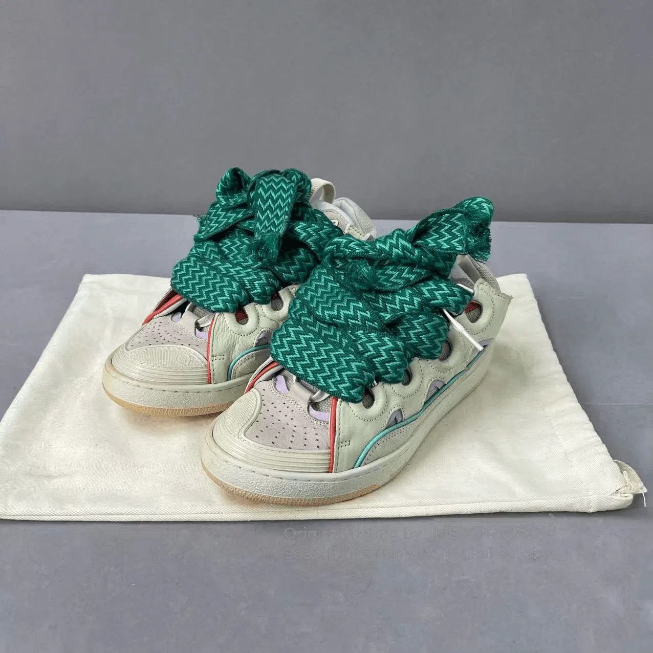Lanvin Lanvin Curb Ice Cream Sneakers. Size US 6 / IT 36 - 1 Thumbnail